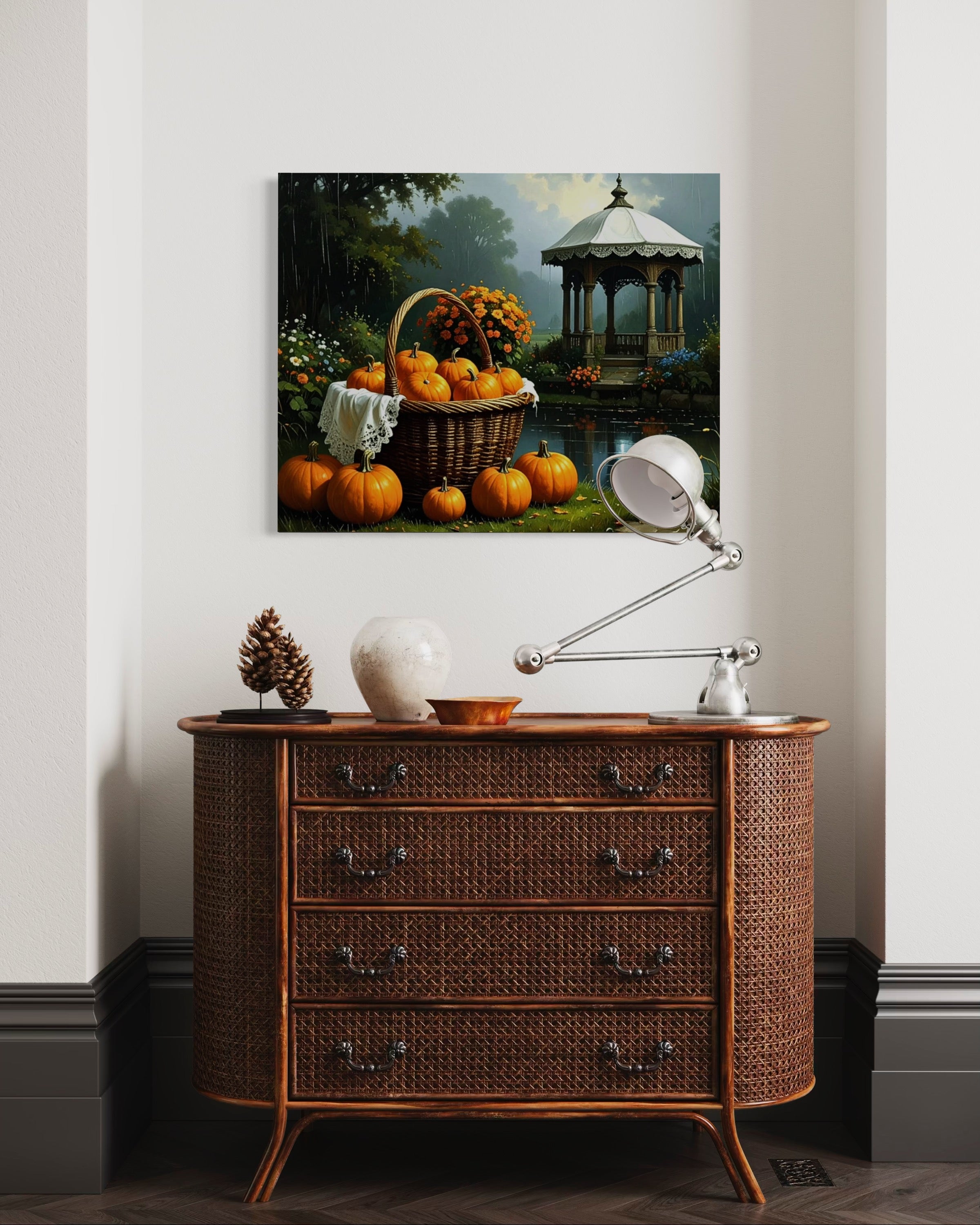 Pumpkin Basket and Gazebo
