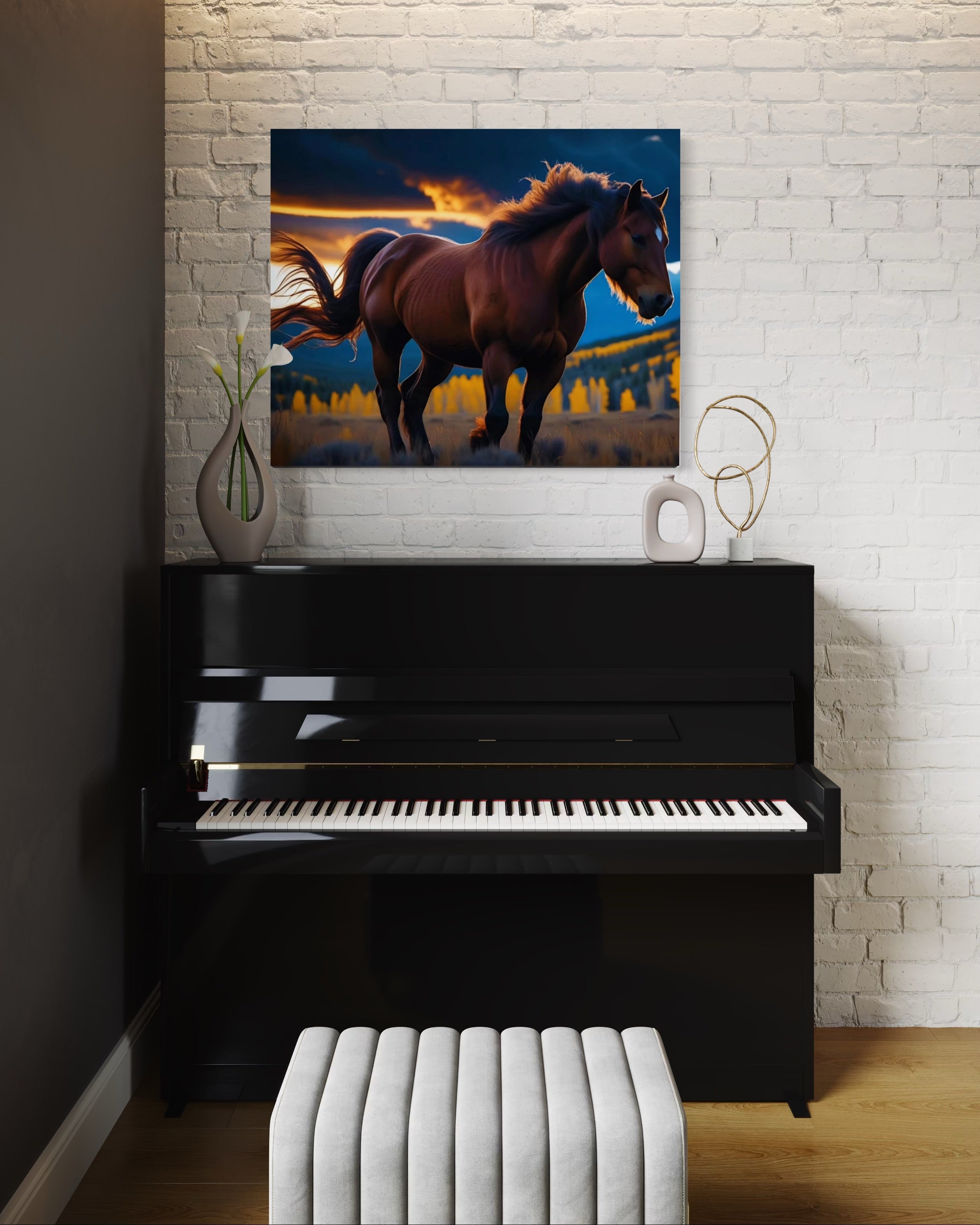 Montana Wild Horse Museum Print
