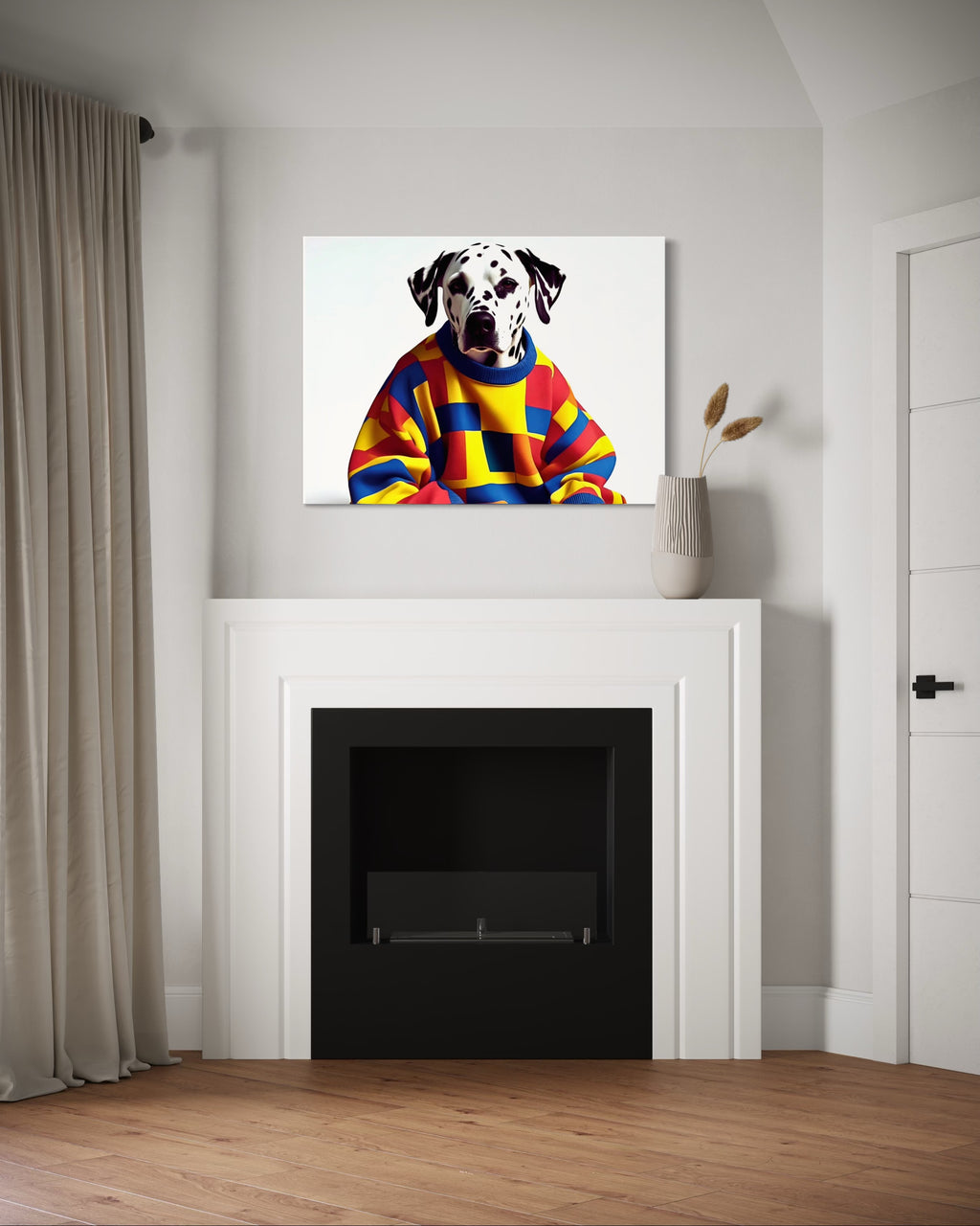 Dalmatian in a Vintage Sweater