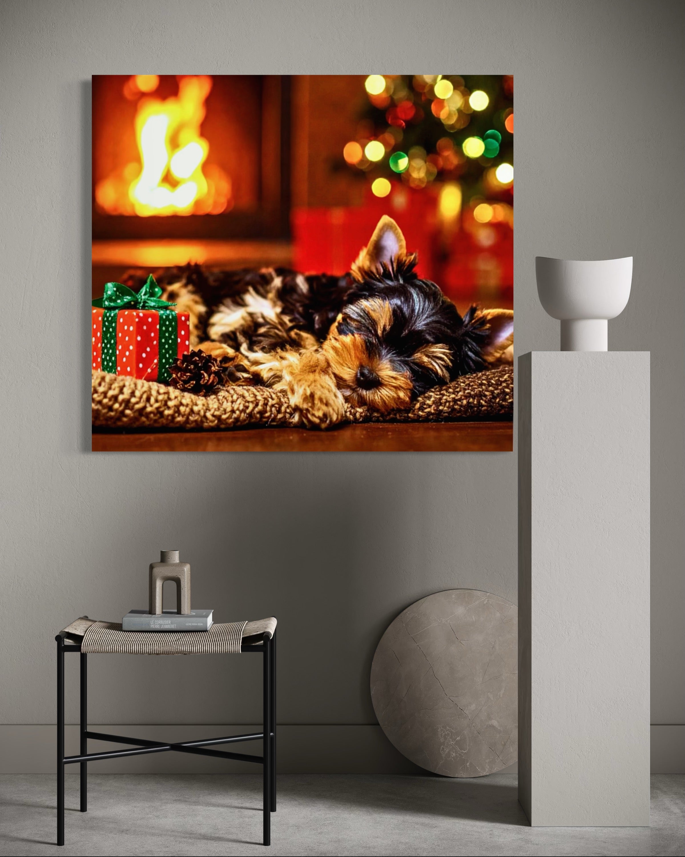 Magical Christmas Yorkie Dreams