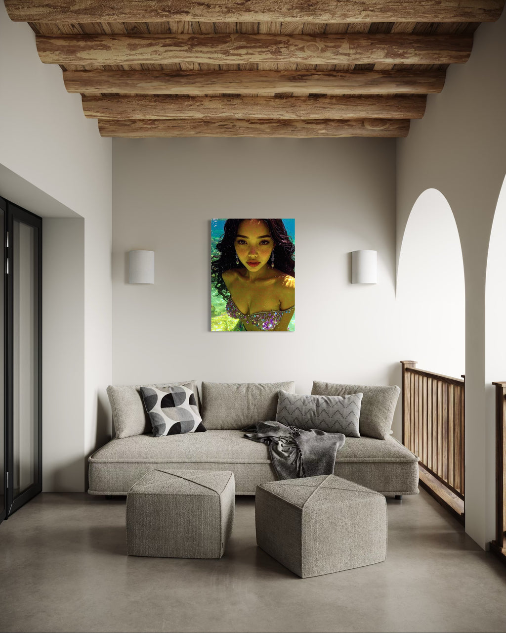 Vespera Siren of Kalanggaman Island Museum Print