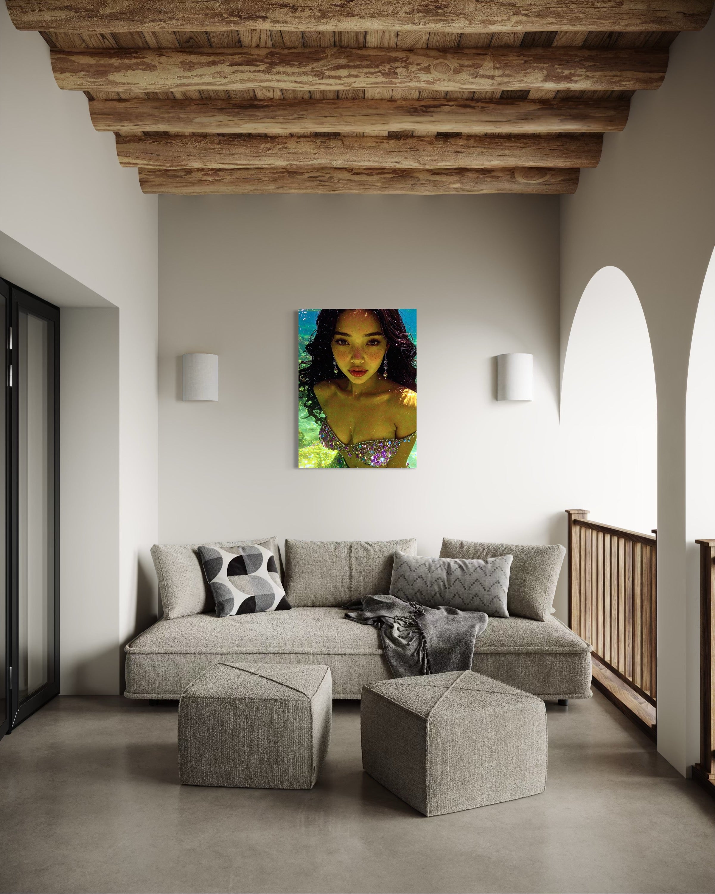 Vespera Siren of Kalanggaman Island Museum Print