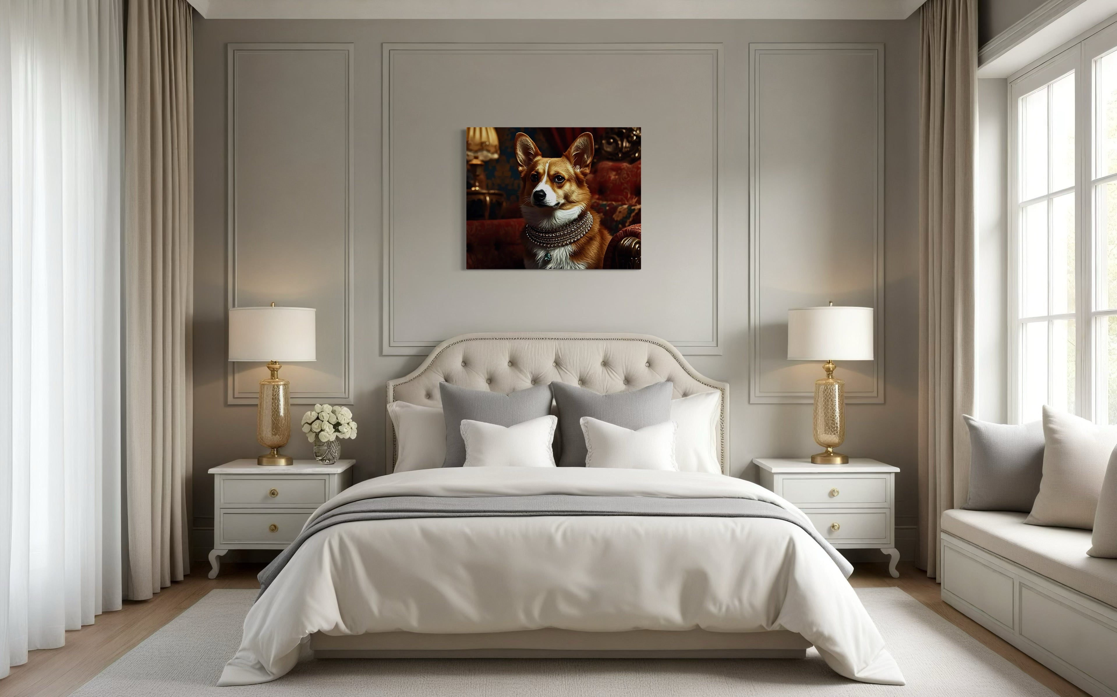 Victorian Royal Korgi Portrait