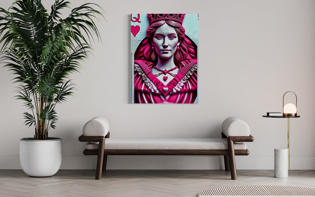 Queen of Hearts Card