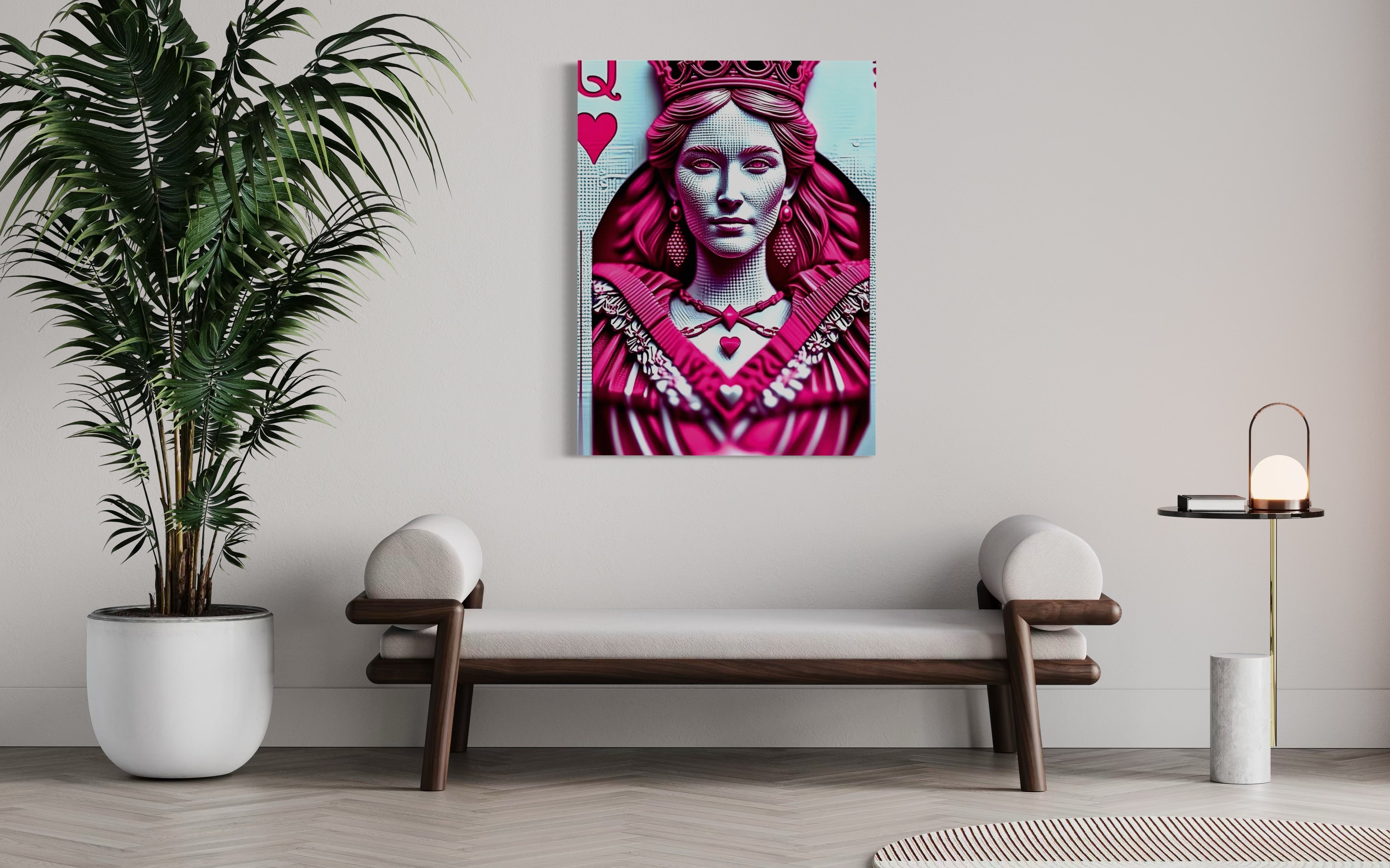 Queen of Hearts Card