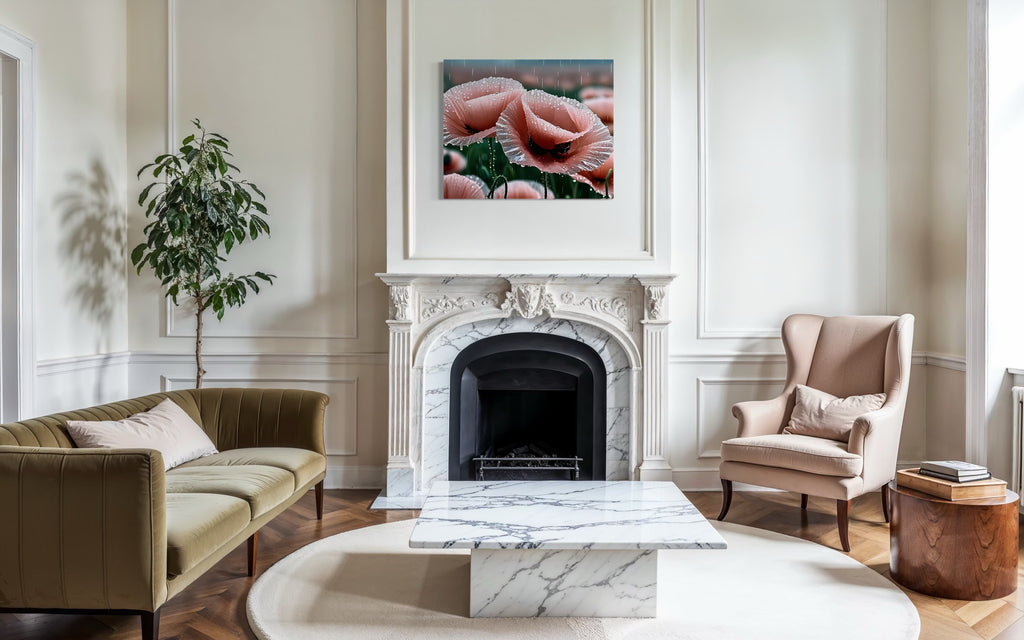 Pink Poppies Museum Print