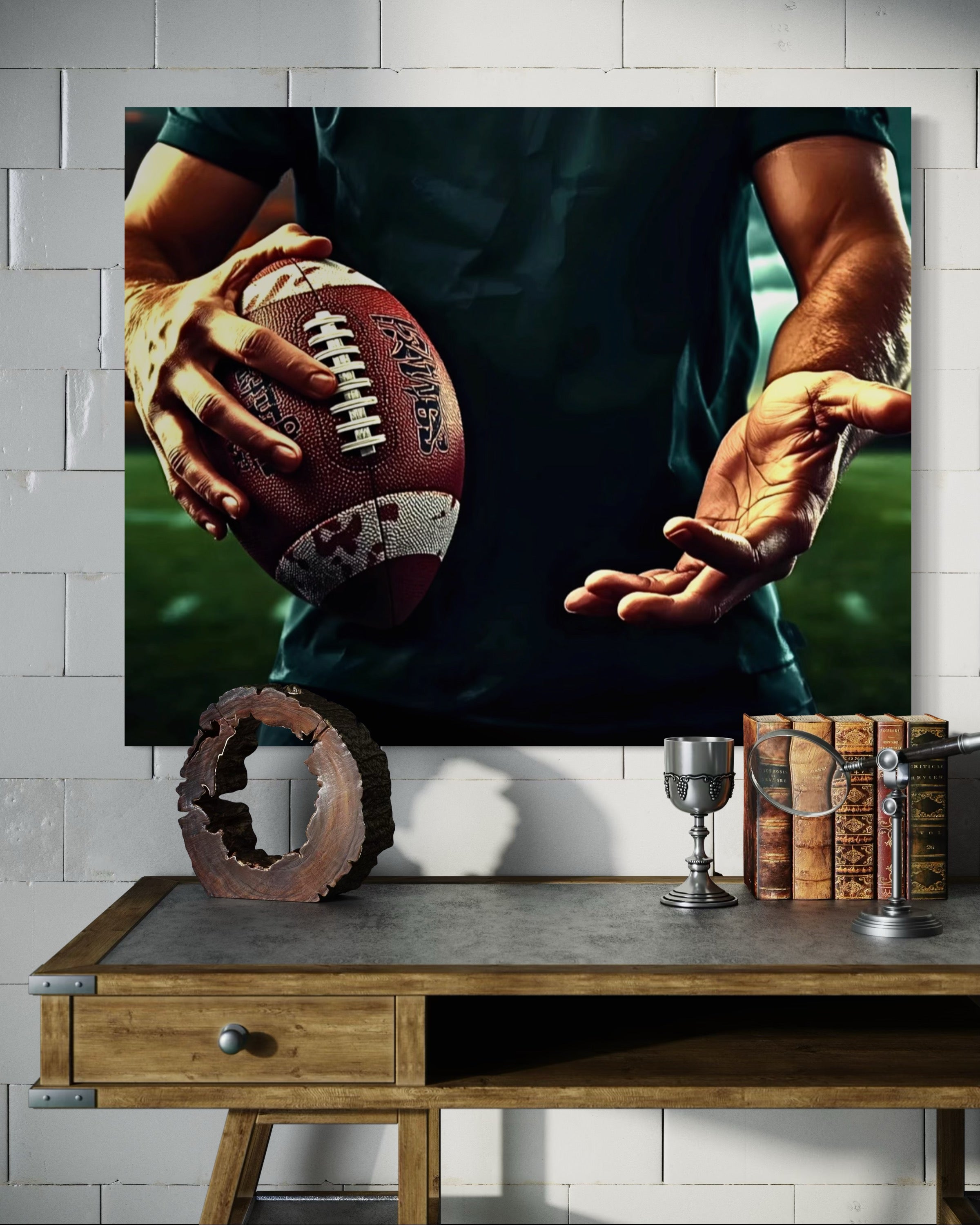 American Football Season Museum Print