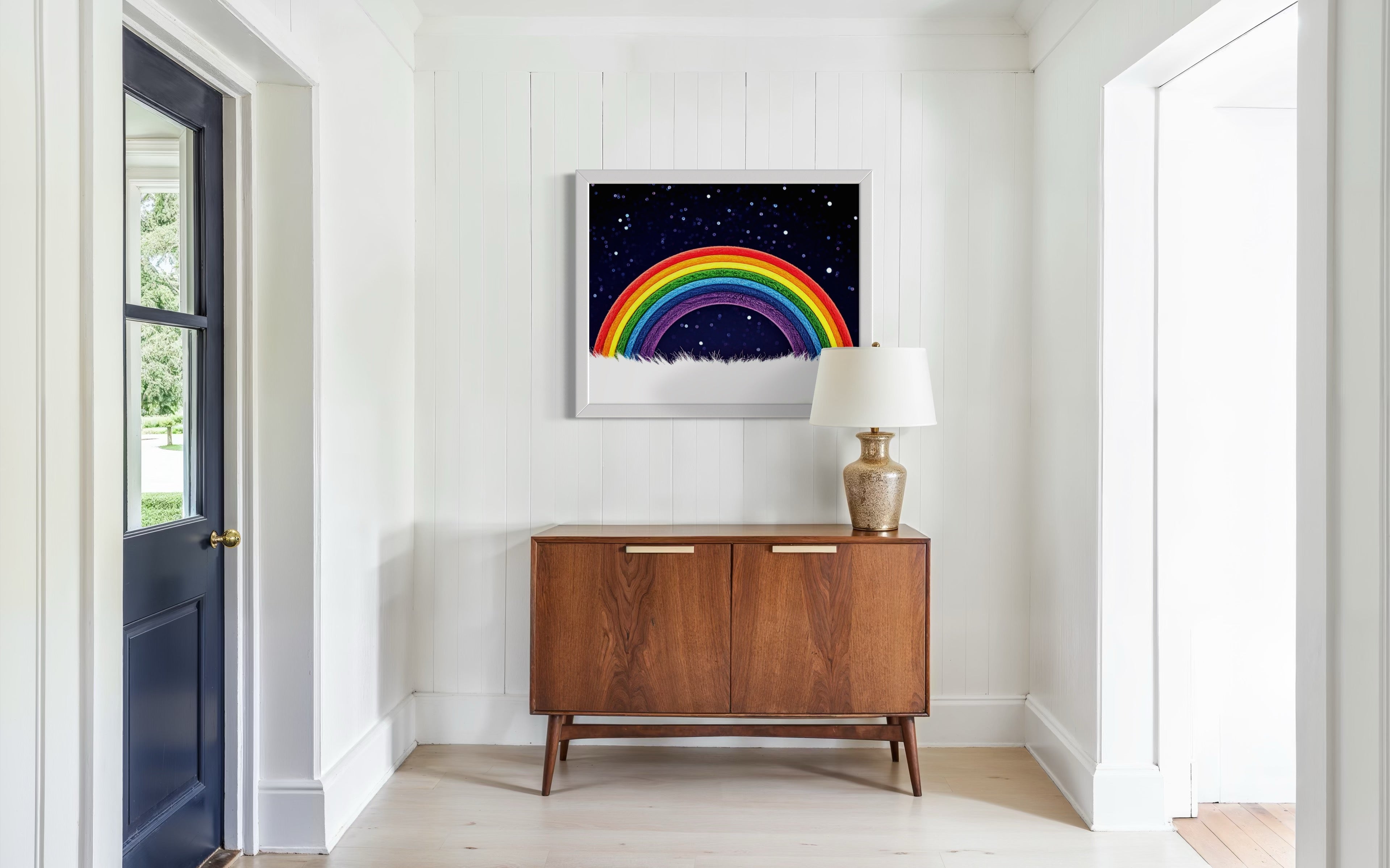 Furry Rainbow Museum Print