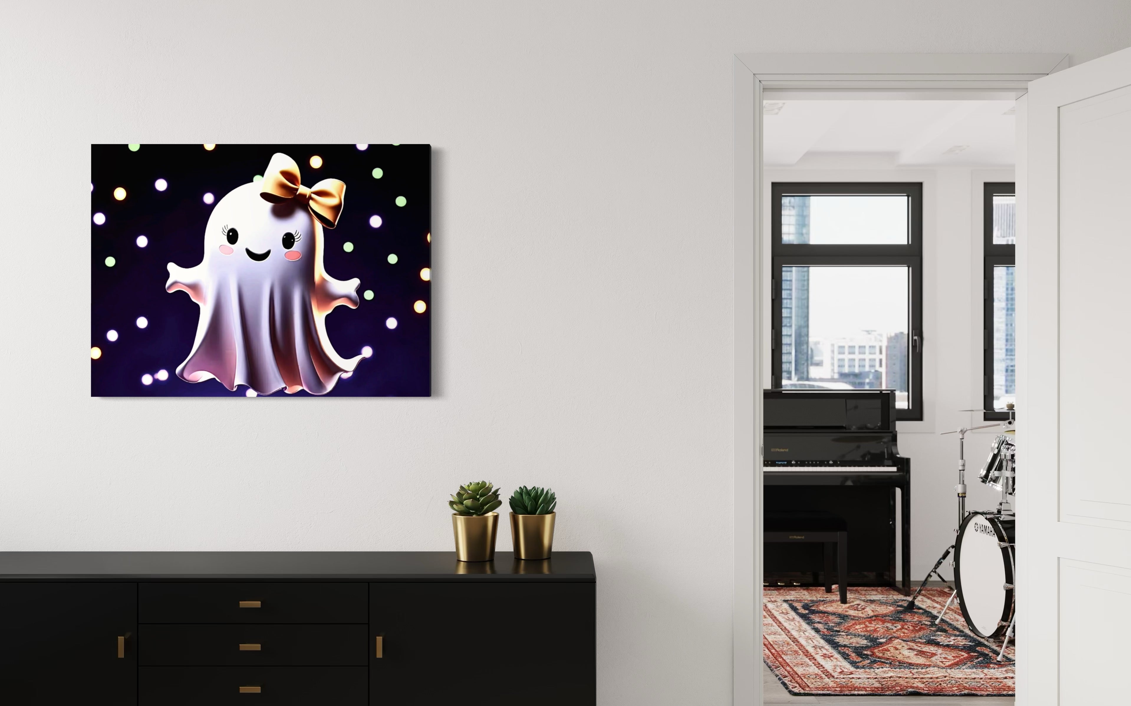 Ghost Girl with Big Bow