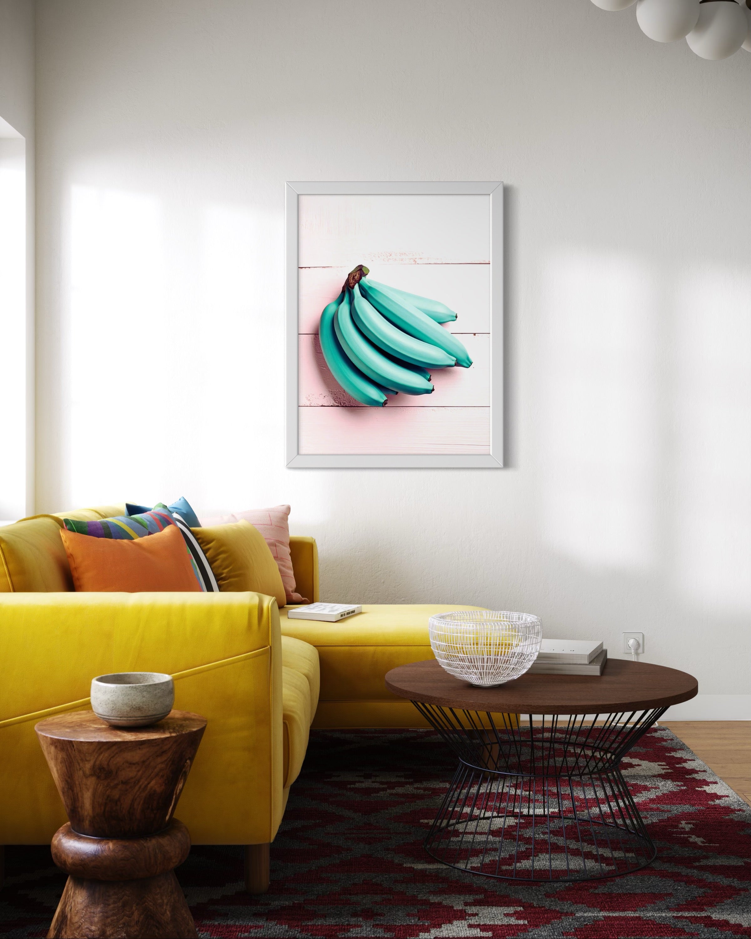 Blue Bananas Museum Print