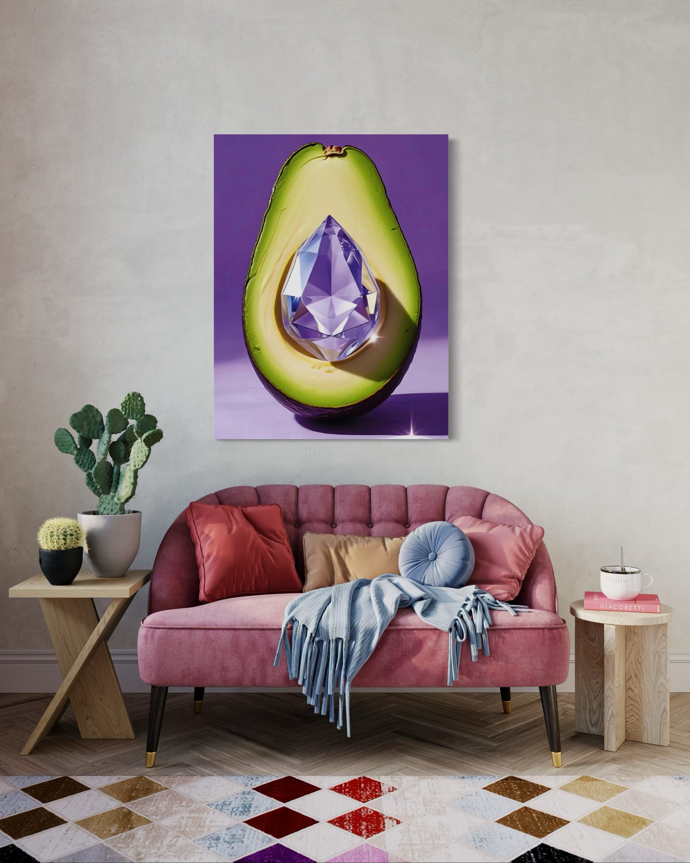 Avocado Gem Museum Print