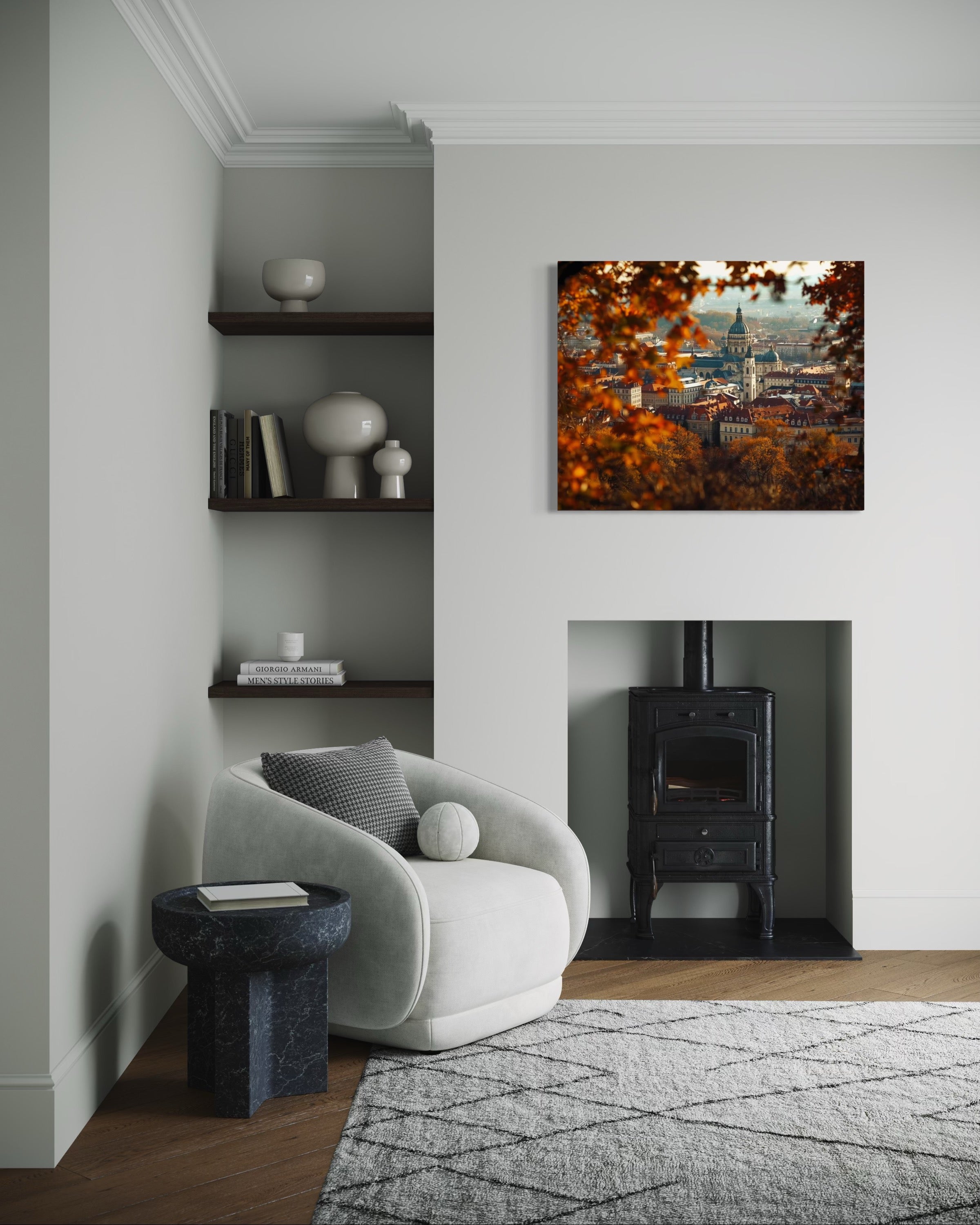 Autumn in Vienna Museum Print