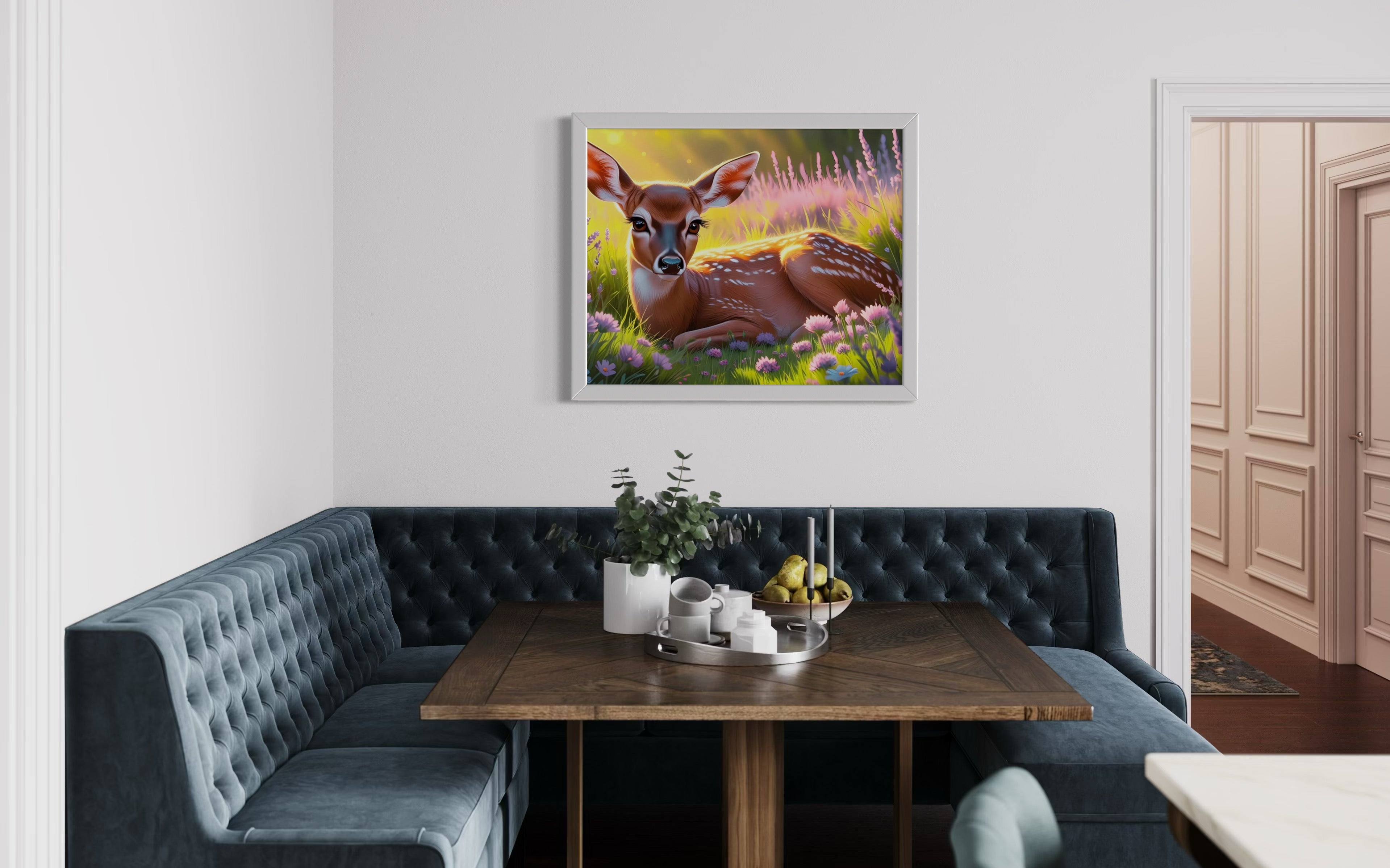 Doe in the Meadow Museum Print