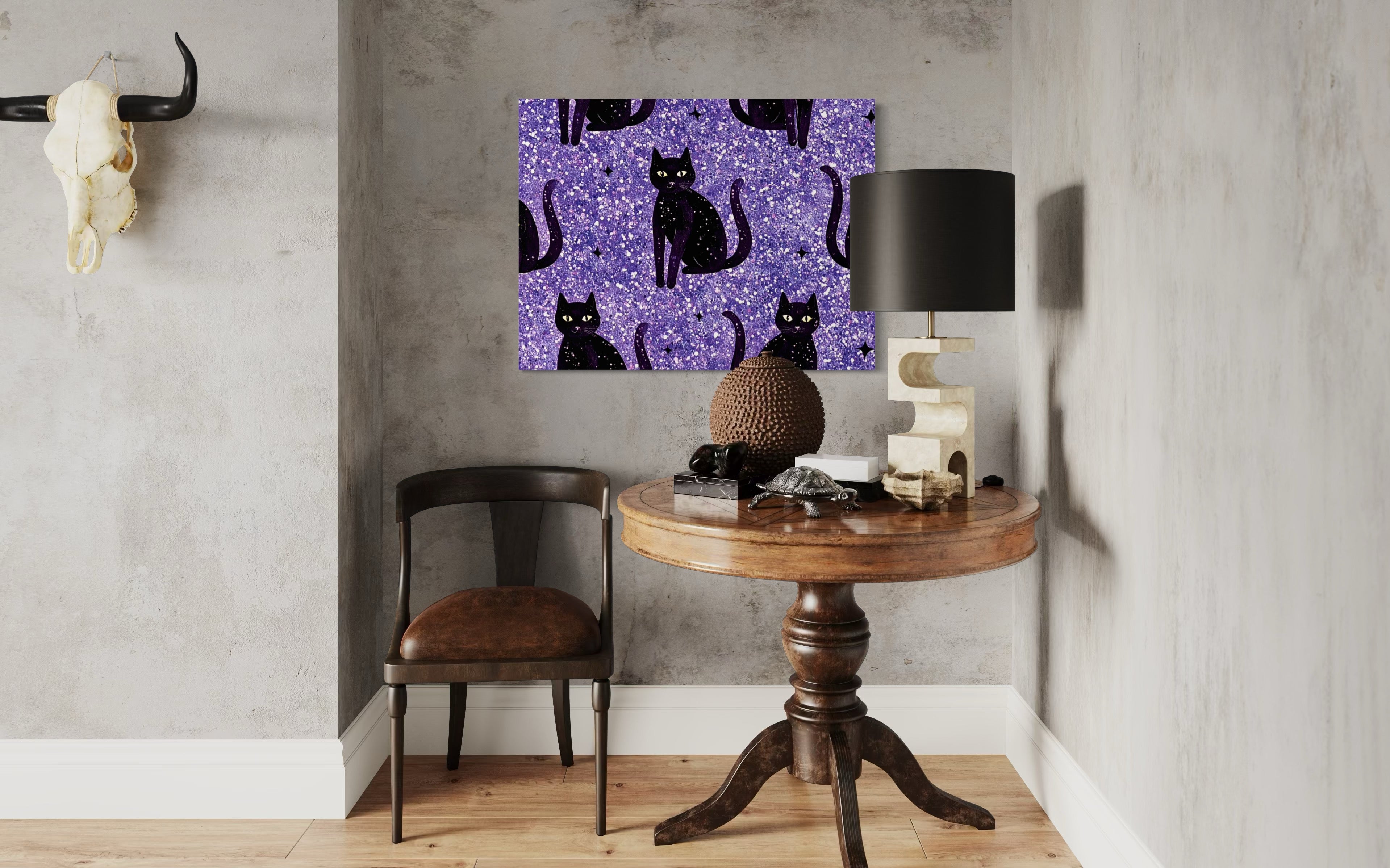 Sparkle Cat Pattern Print I