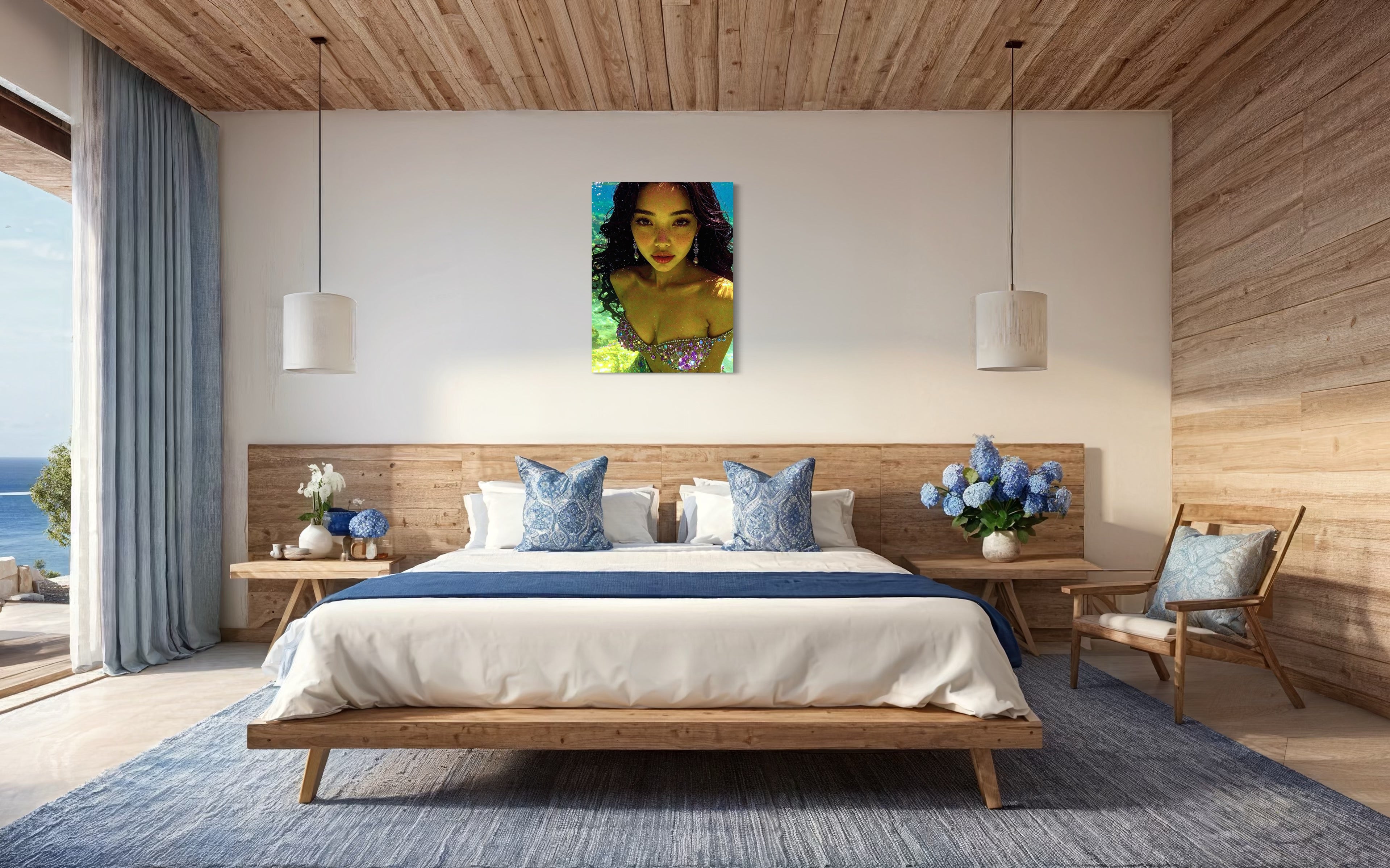 Vespera Siren of Kalanggaman Island Museum Print