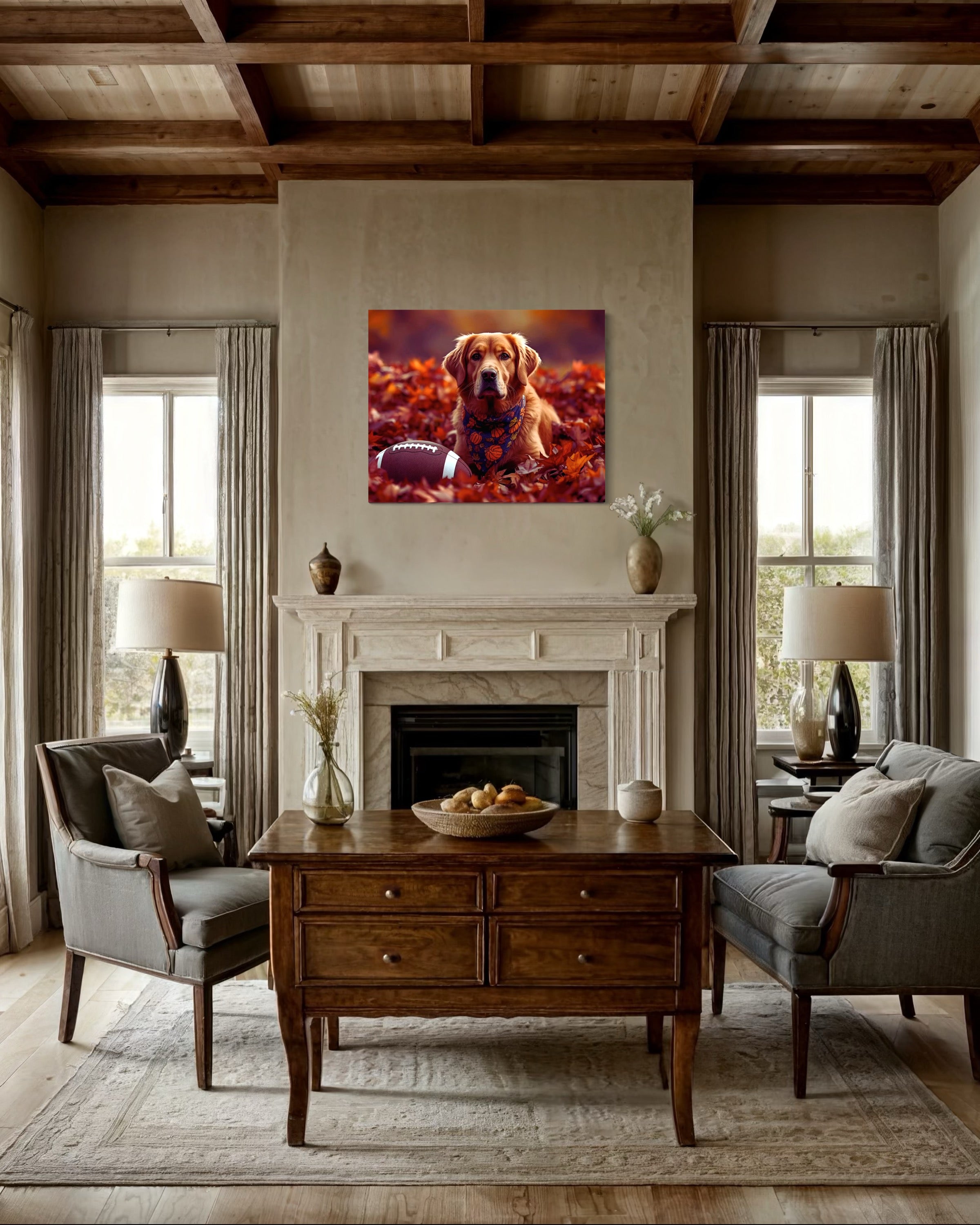 All American Autumn Museum Print