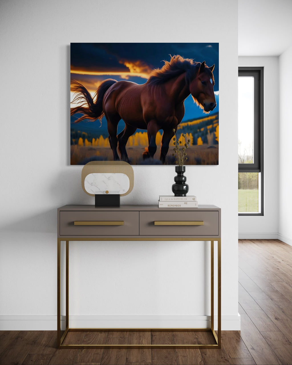 Montana Wild Horse Museum Print