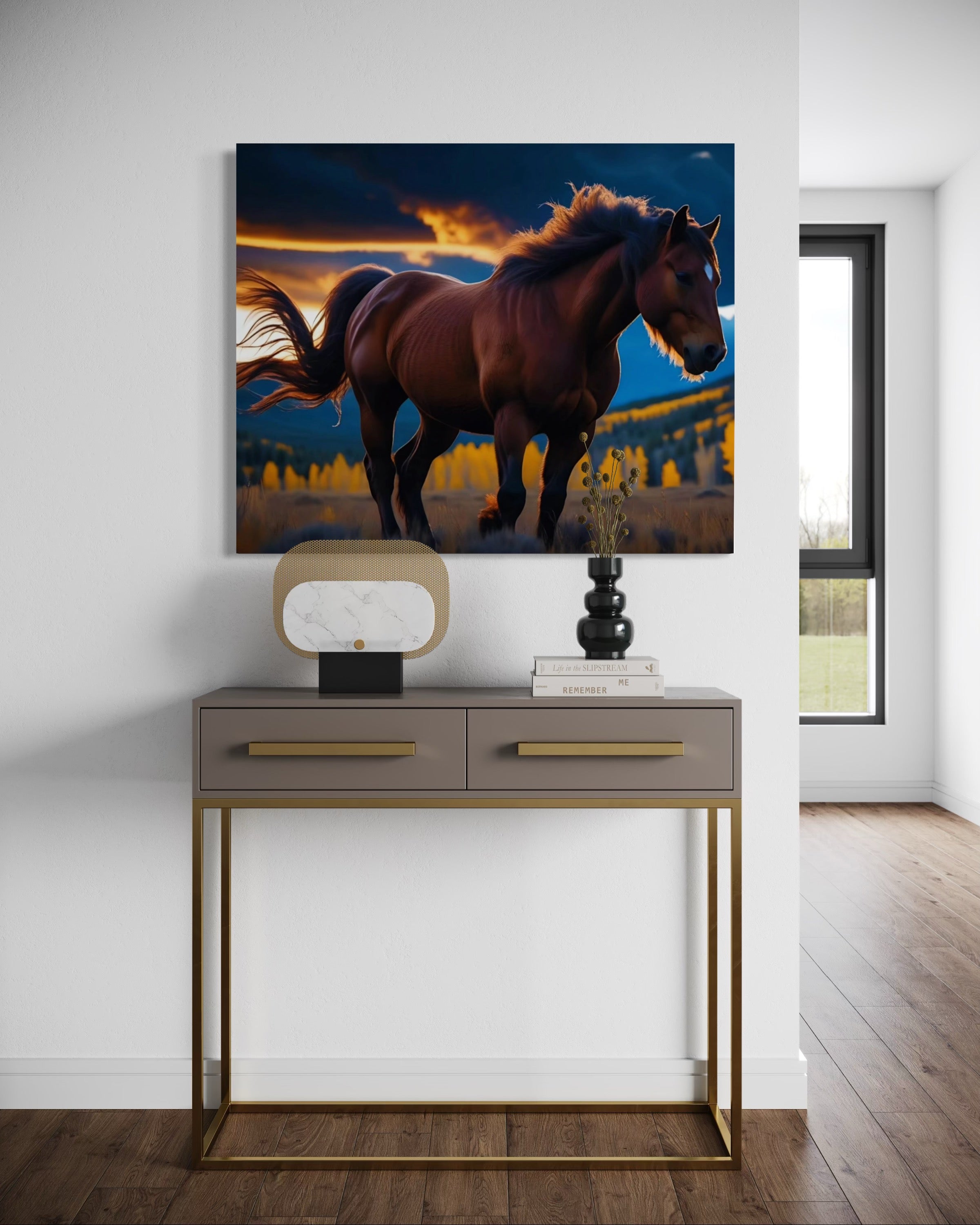Montana Wild Horse Museum Print