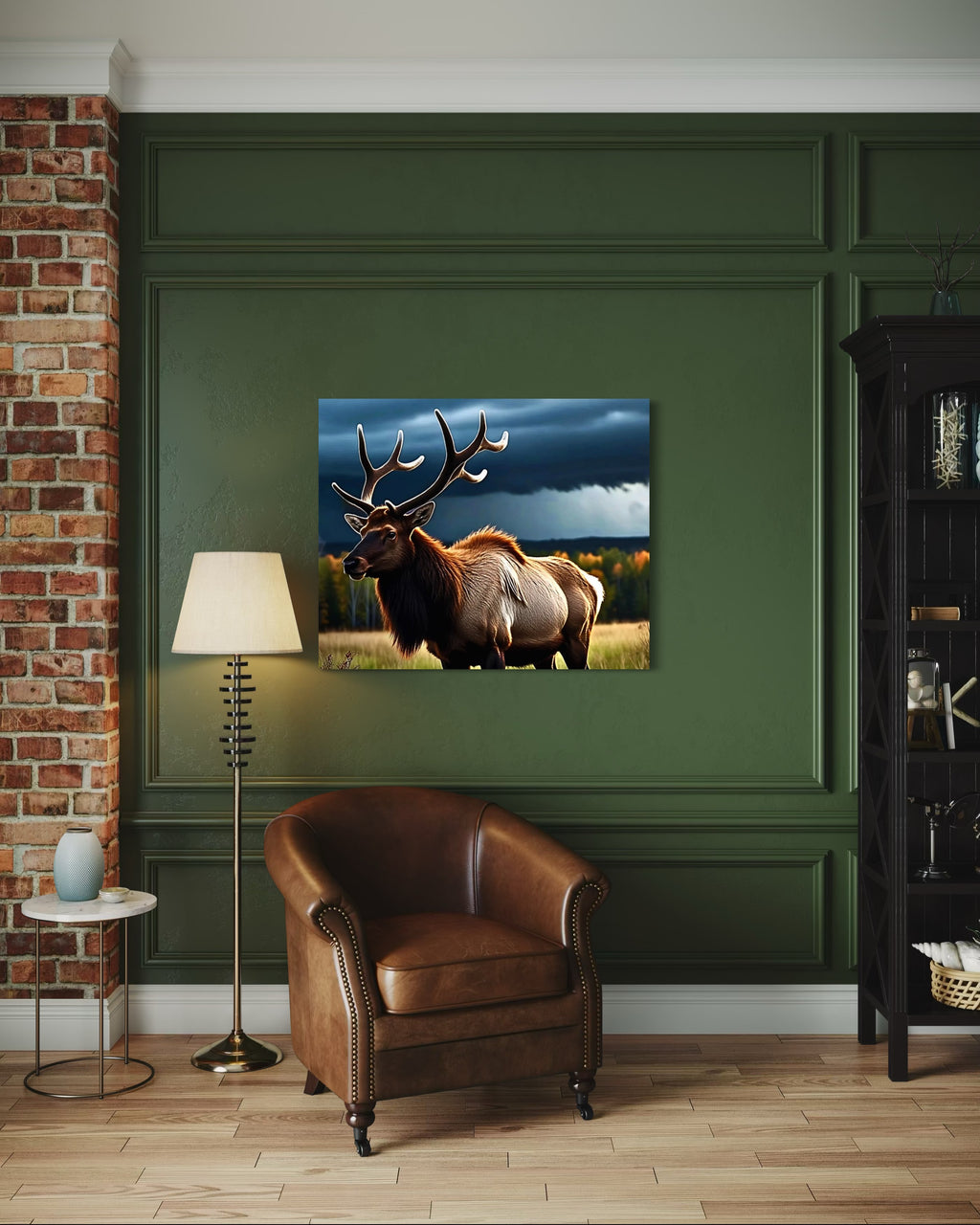 Elk in the Rockies in Autumn Museum Print