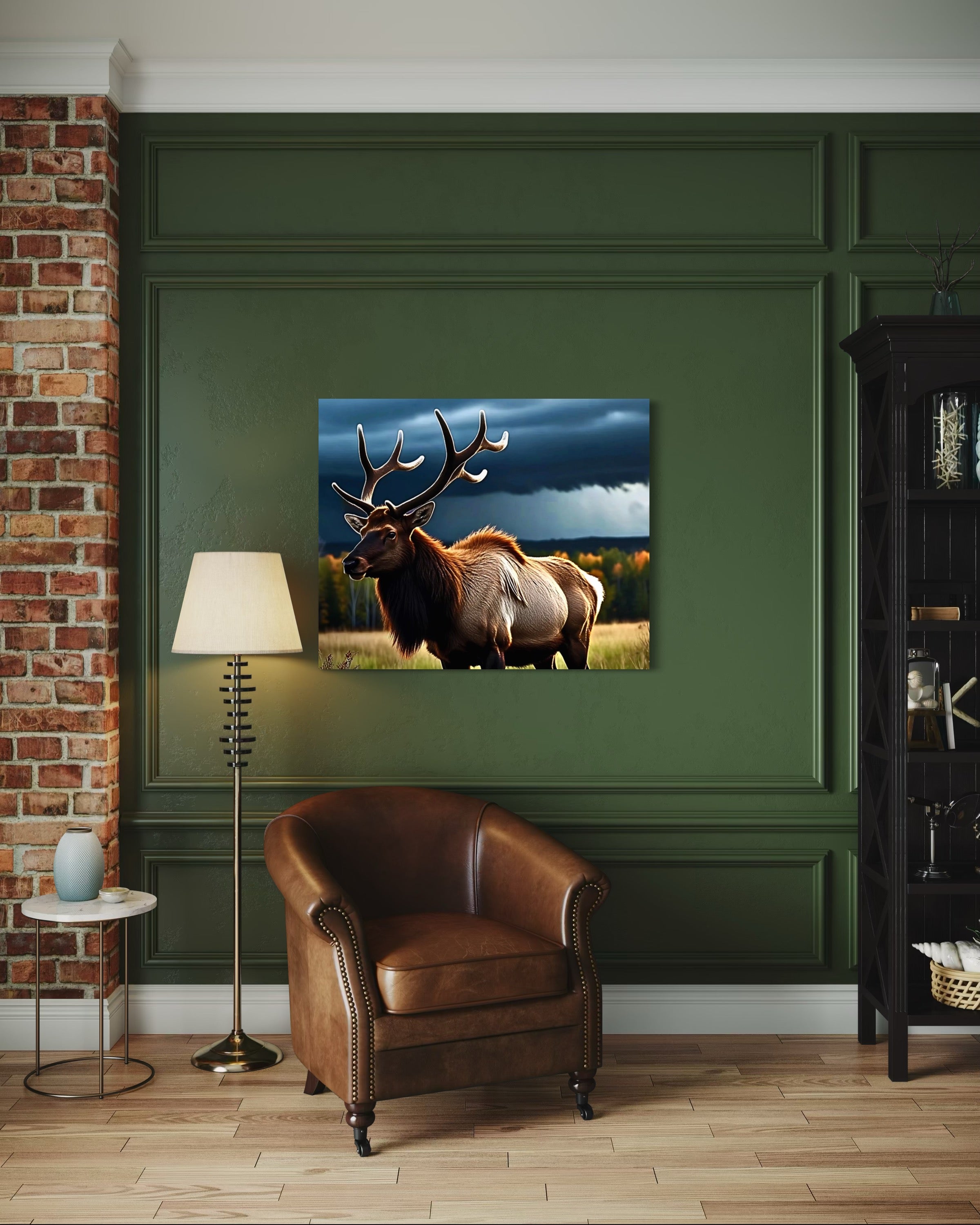 Elk in the Rockies in Autumn Museum Print