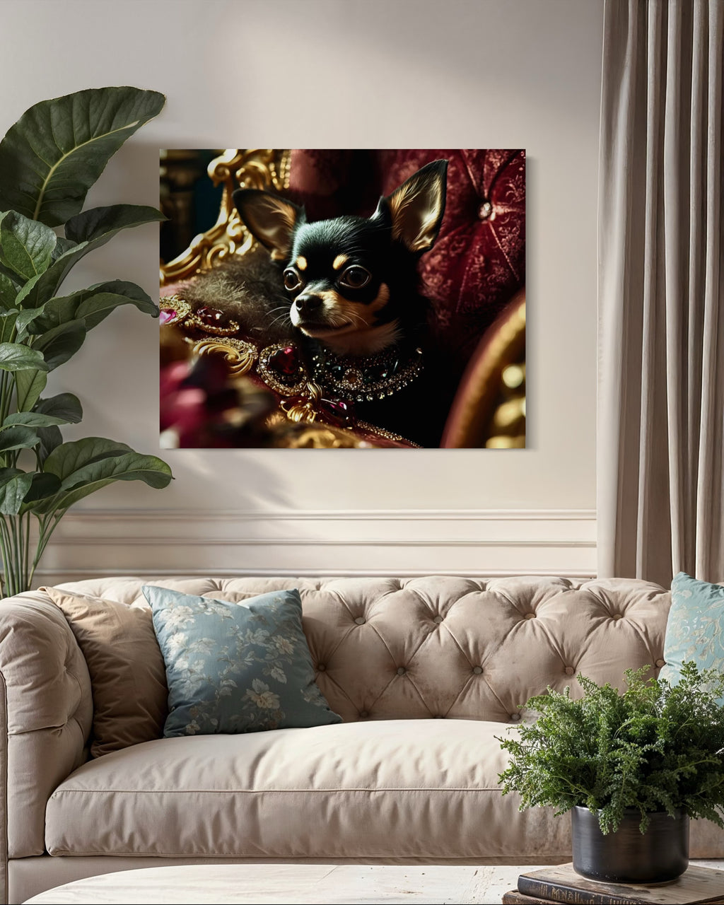 Victorian Royal Chihuahua Portrait