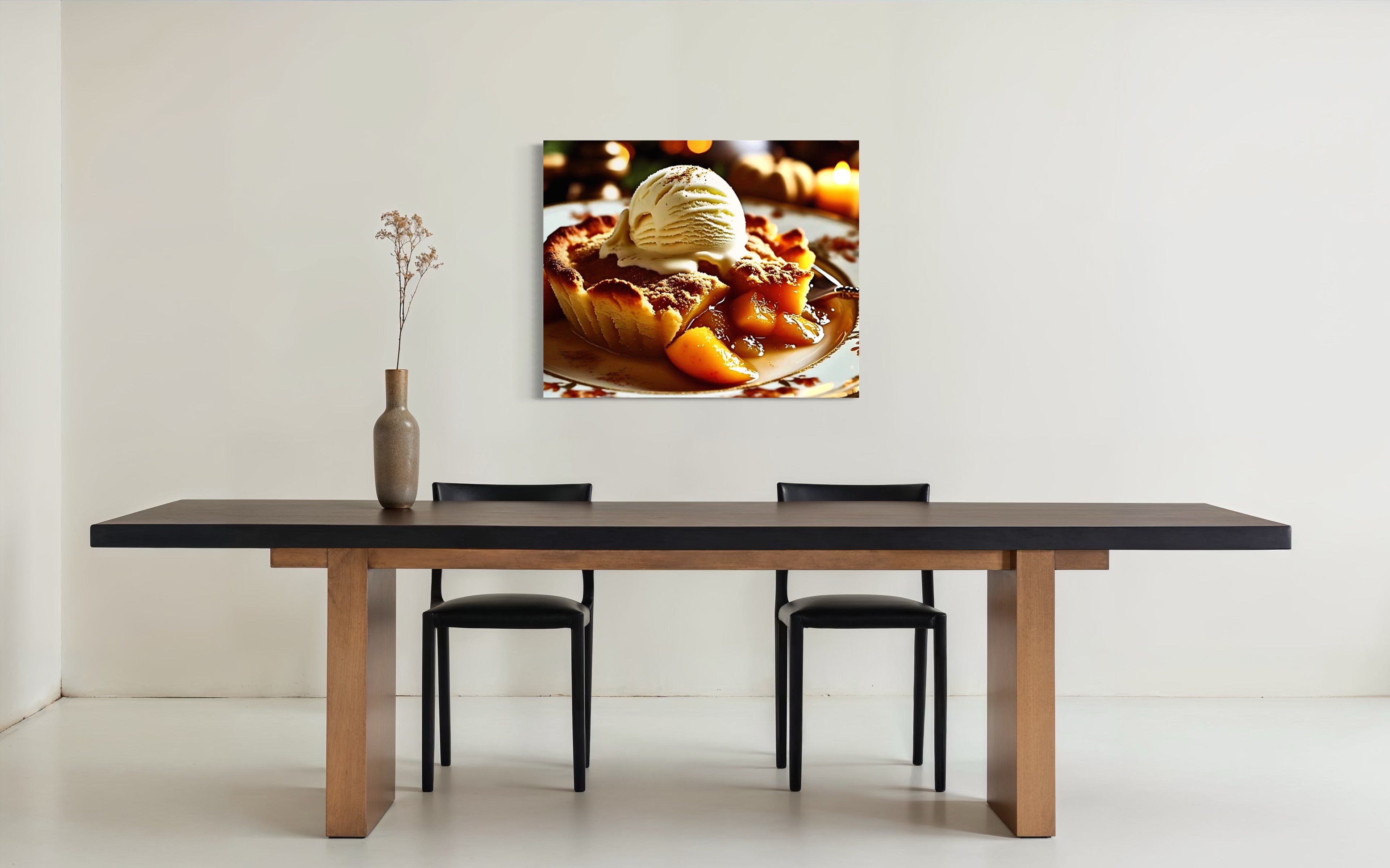 Peach Cobbler a la Mode