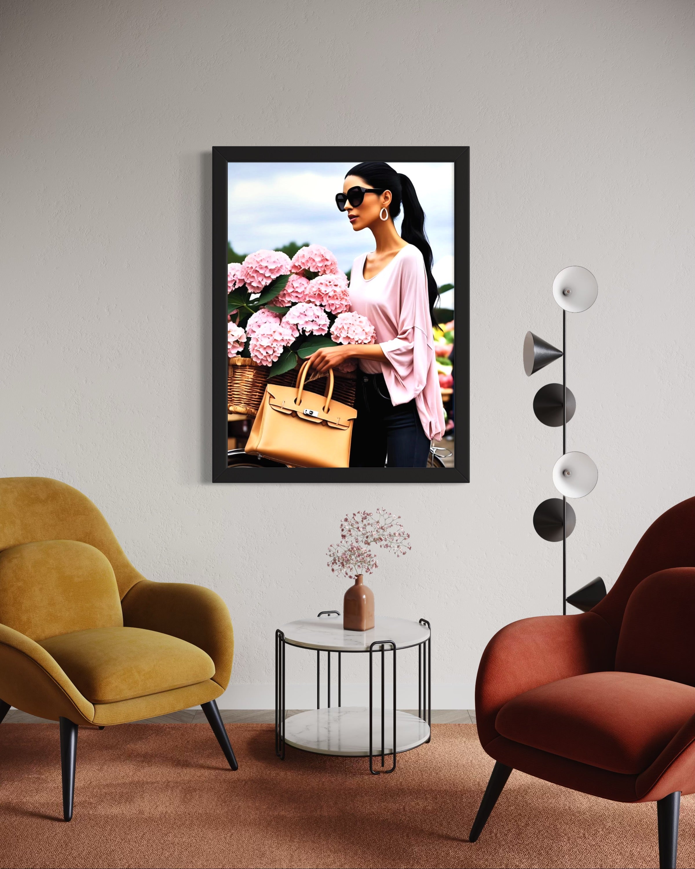 Farmer's Market Flowers Museum Print