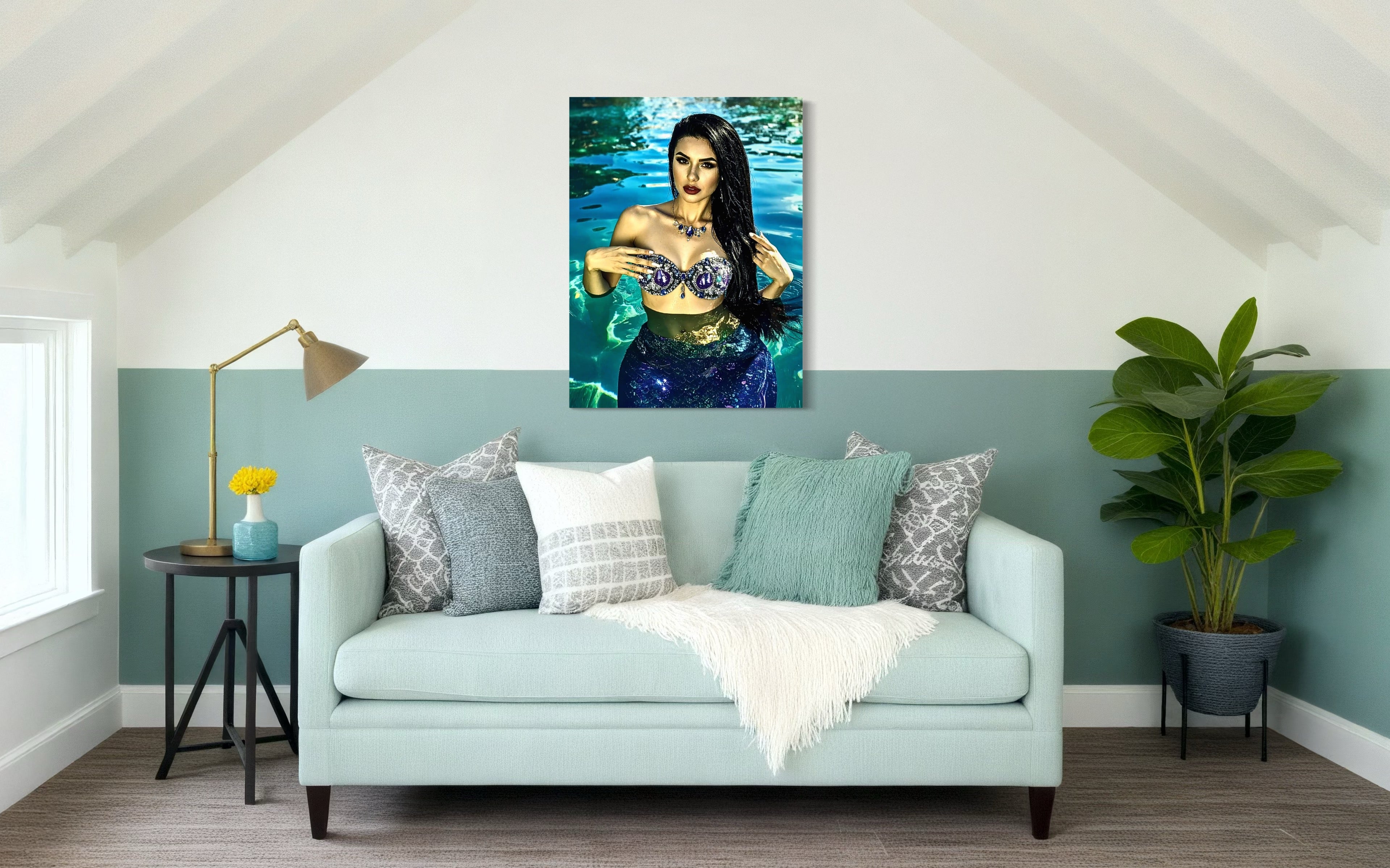 Delphine Siren of the Baltic Sea Museum Print