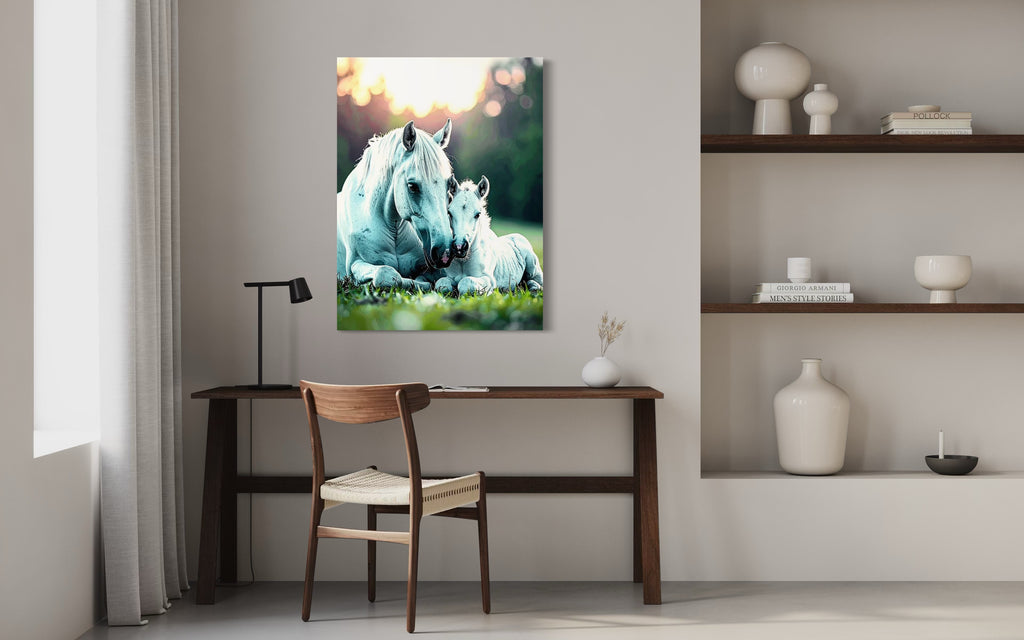 White Horse and Pony Museum Print