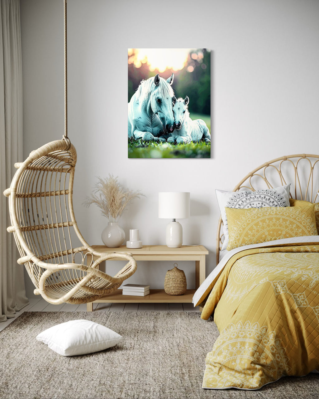 White Horse and Pony Museum Print