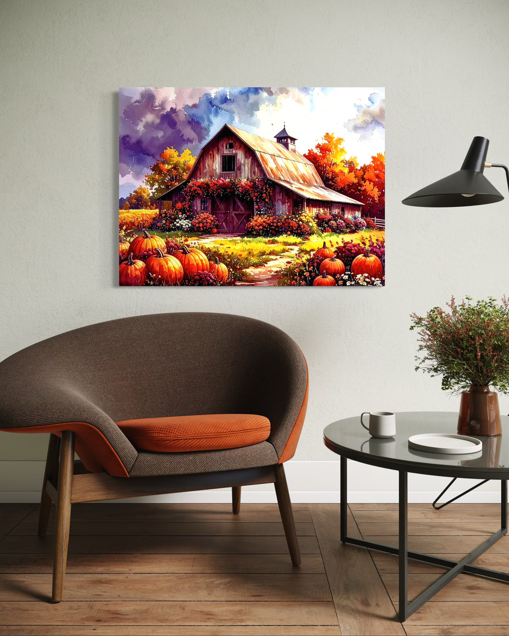 Pumpkin Farm Landscape