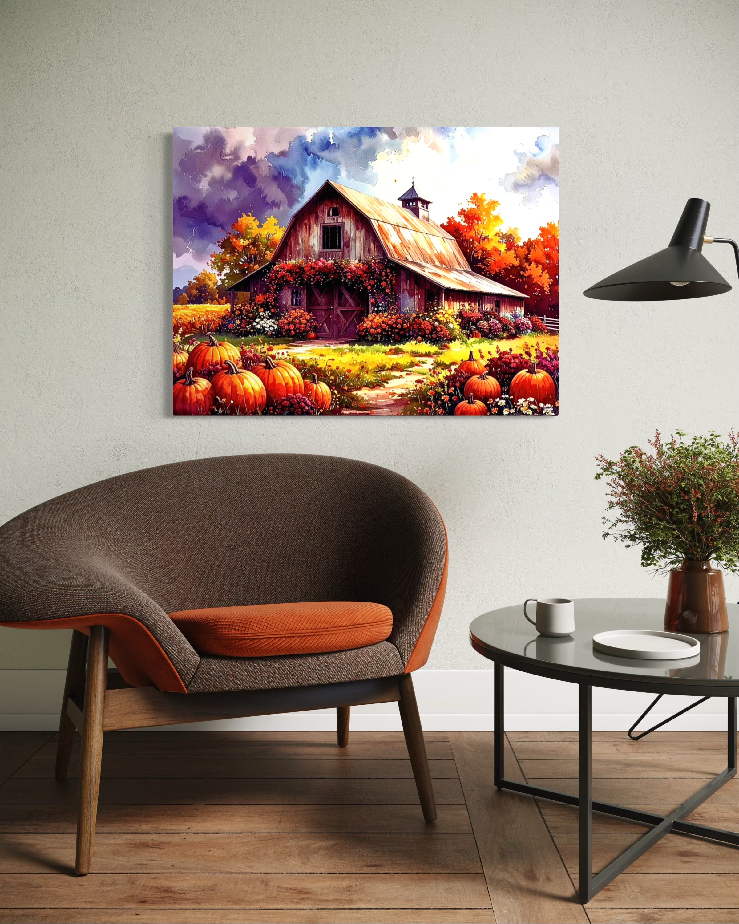 Pumpkin Farm Landscape