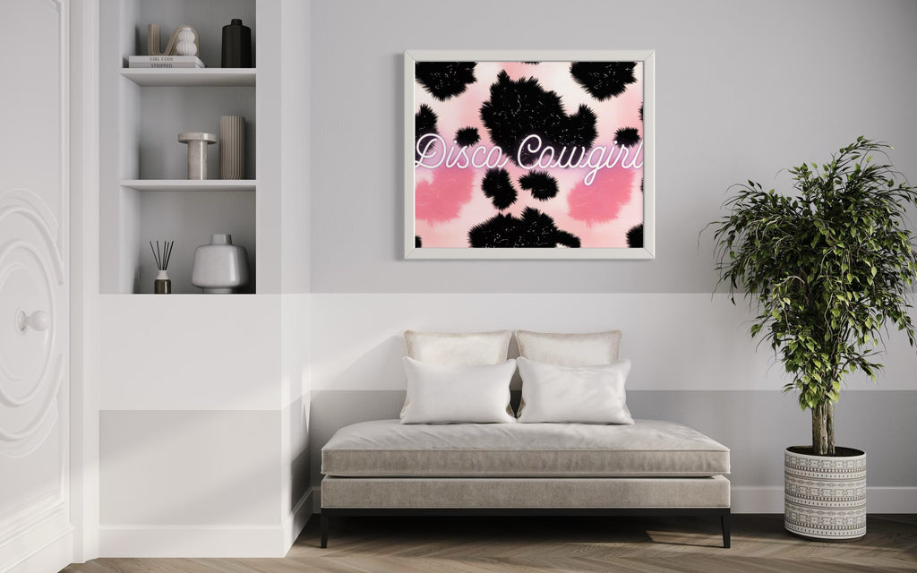 Disco Cowgirl Poster
