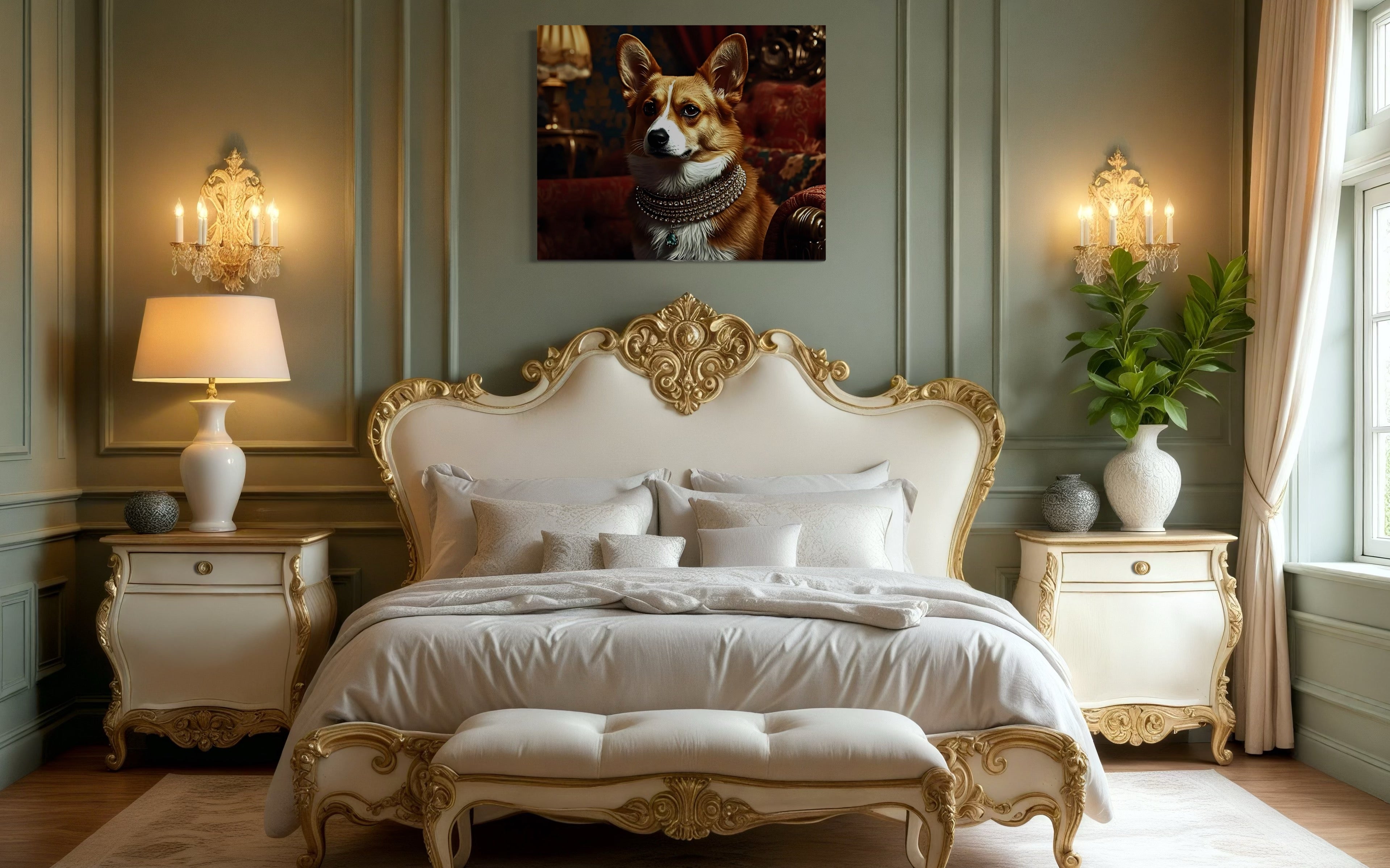 Victorian Royal Korgi Portrait