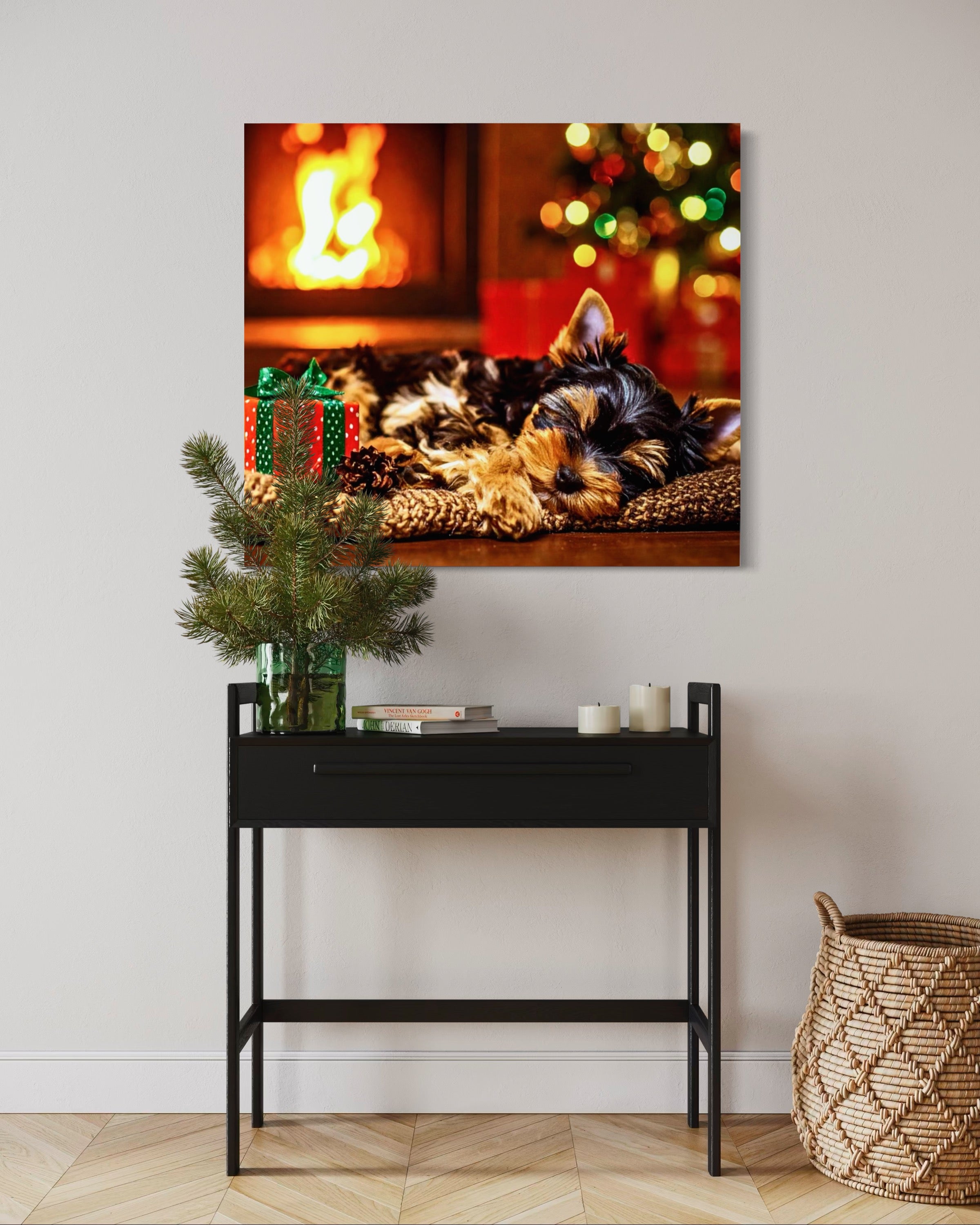 Magical Christmas Yorkie Dreams