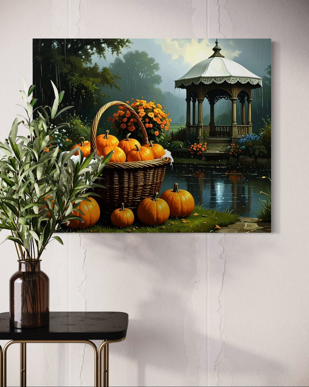 Pumpkin Basket and Gazebo