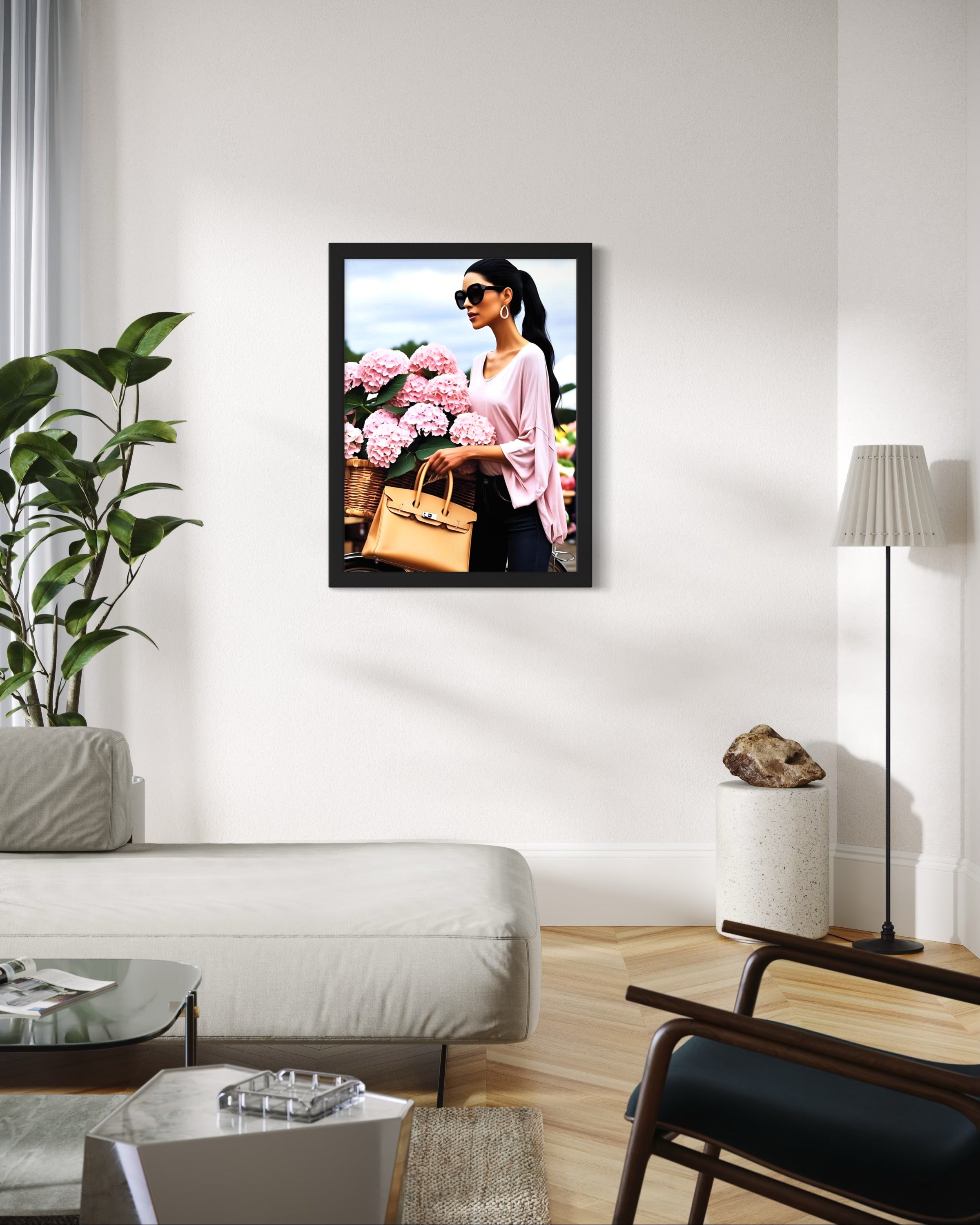 Farmer's Market Flowers Museum Print