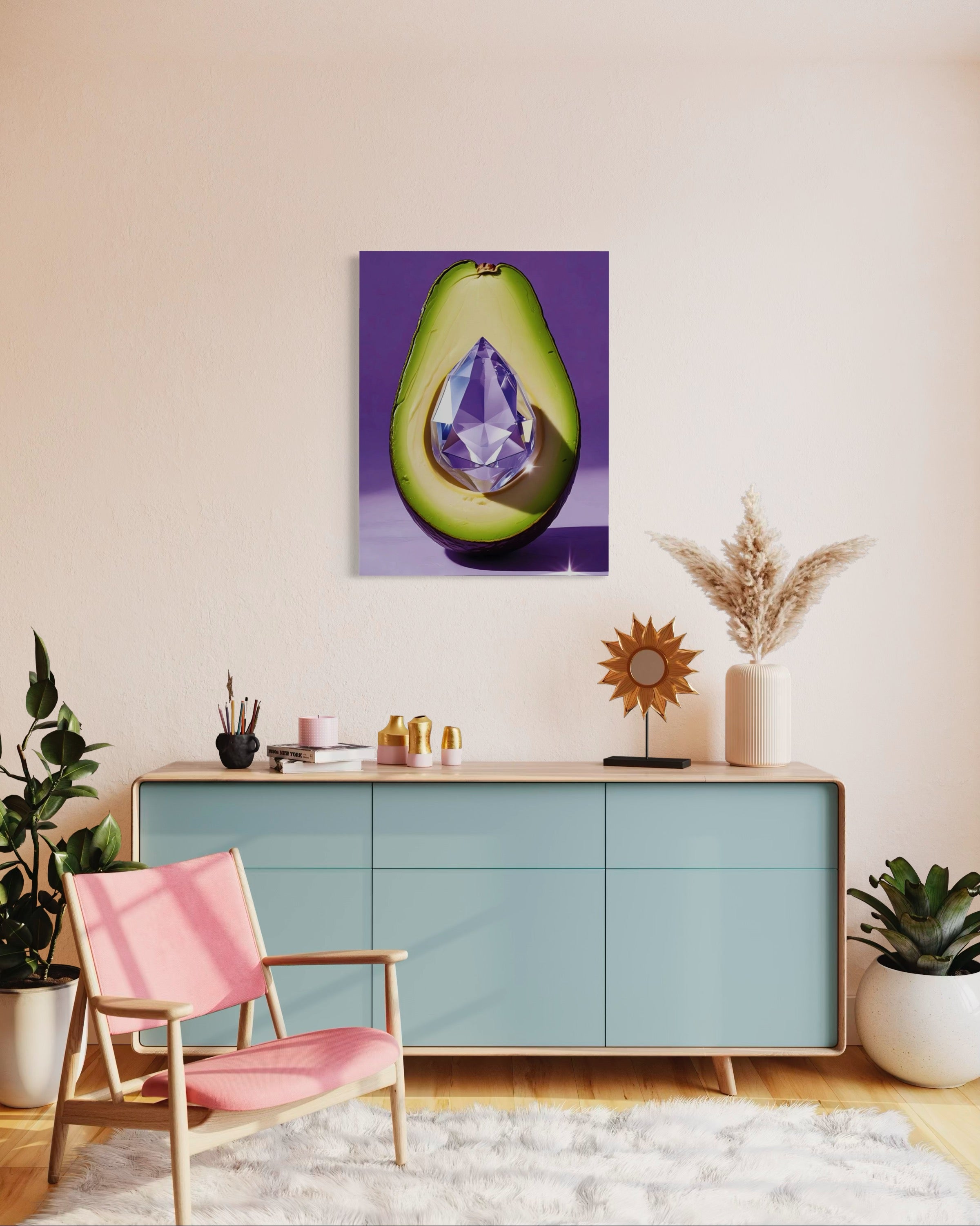 Avocado Gem Museum Print