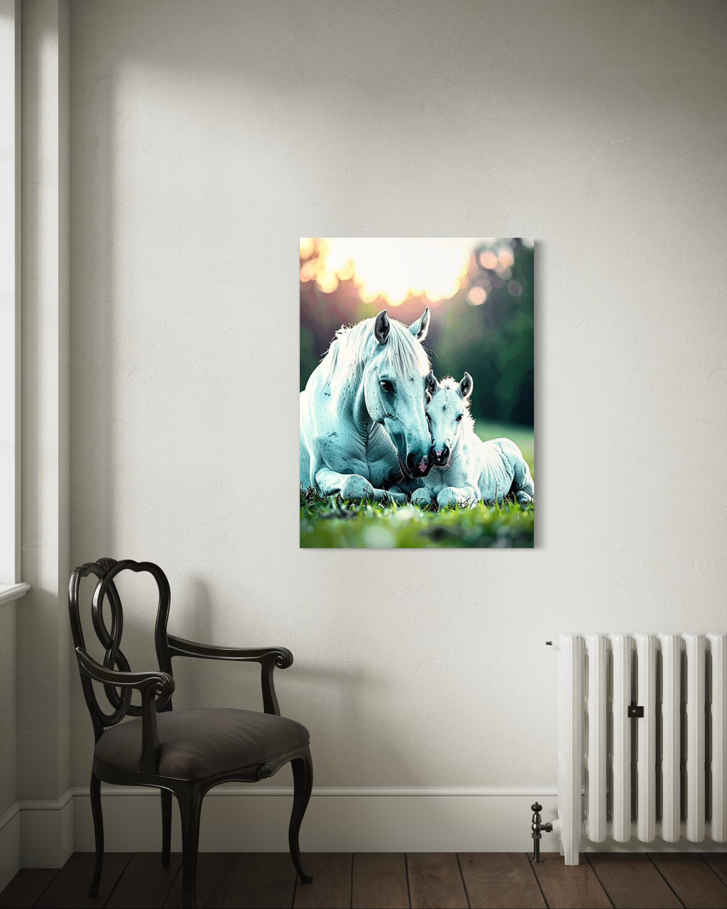 White Horse and Pony Museum Print