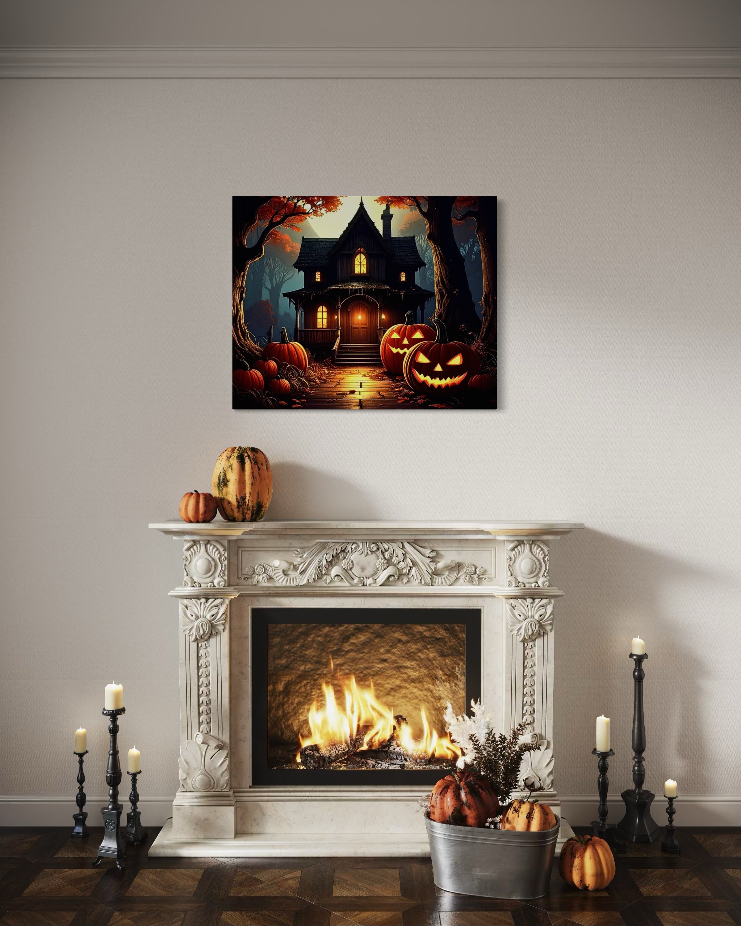 Halloween House Porch