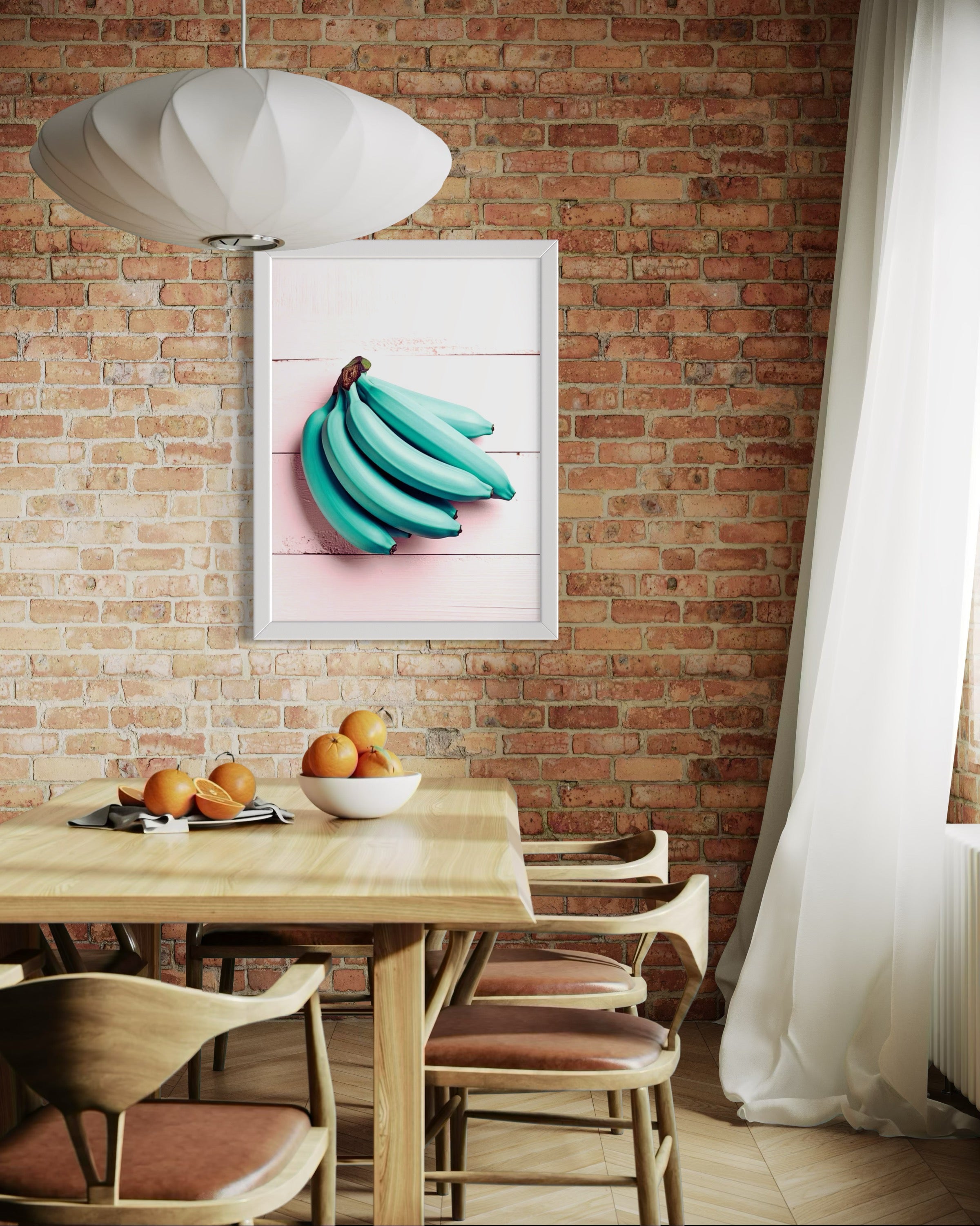 Blue Bananas Museum Print