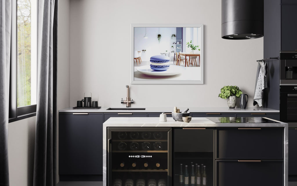 Periwinkle Macaroon Museum Print