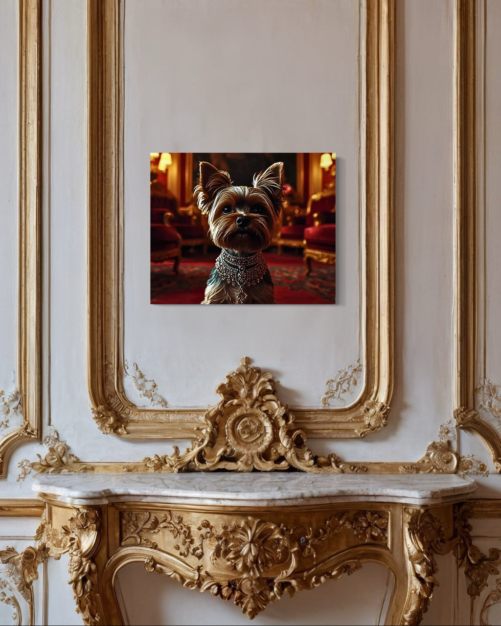 Victorian Royal Yorkie Portrait