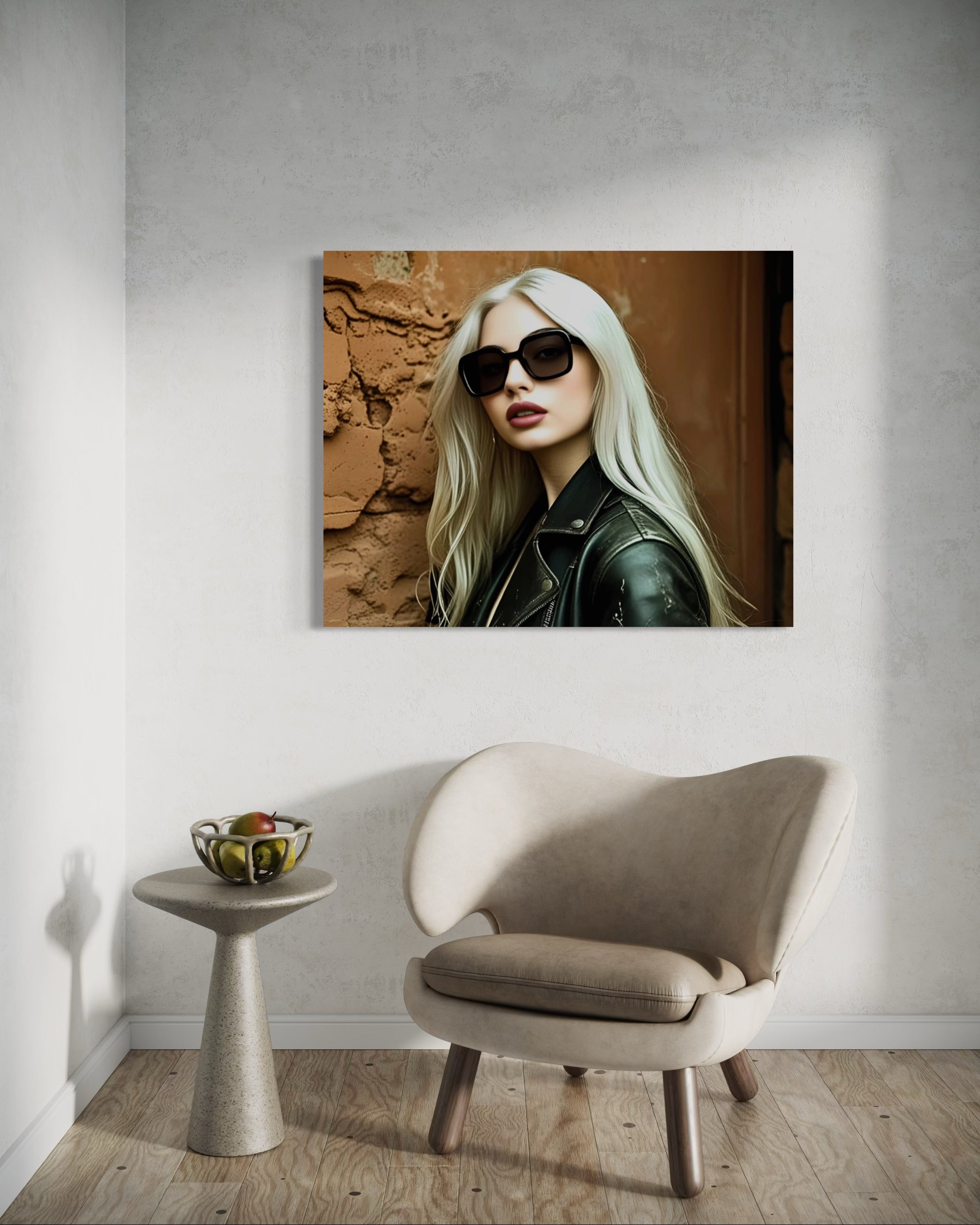 Leather Jacket Clay Wall - Blonde