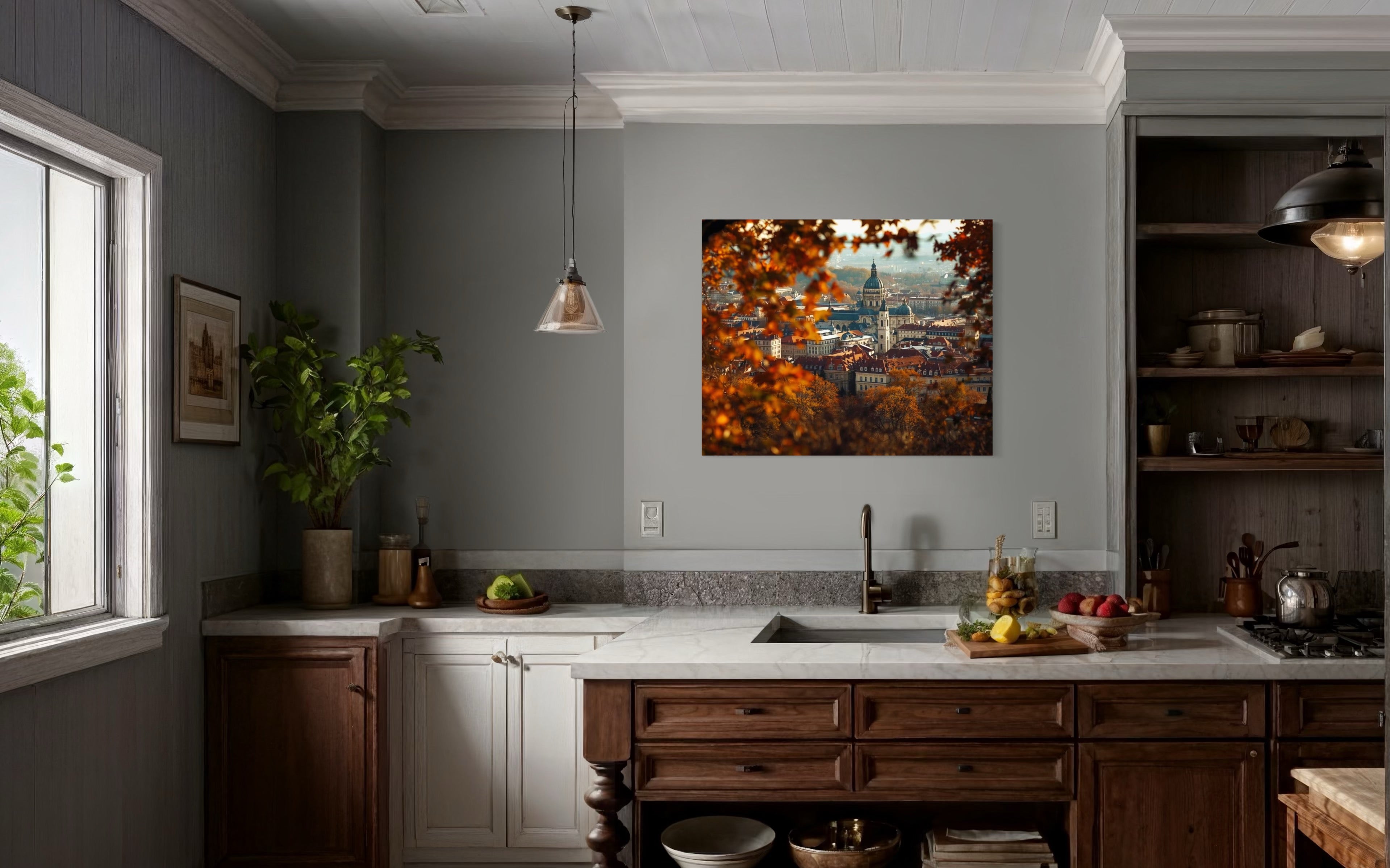 Autumn in Vienna Museum Print