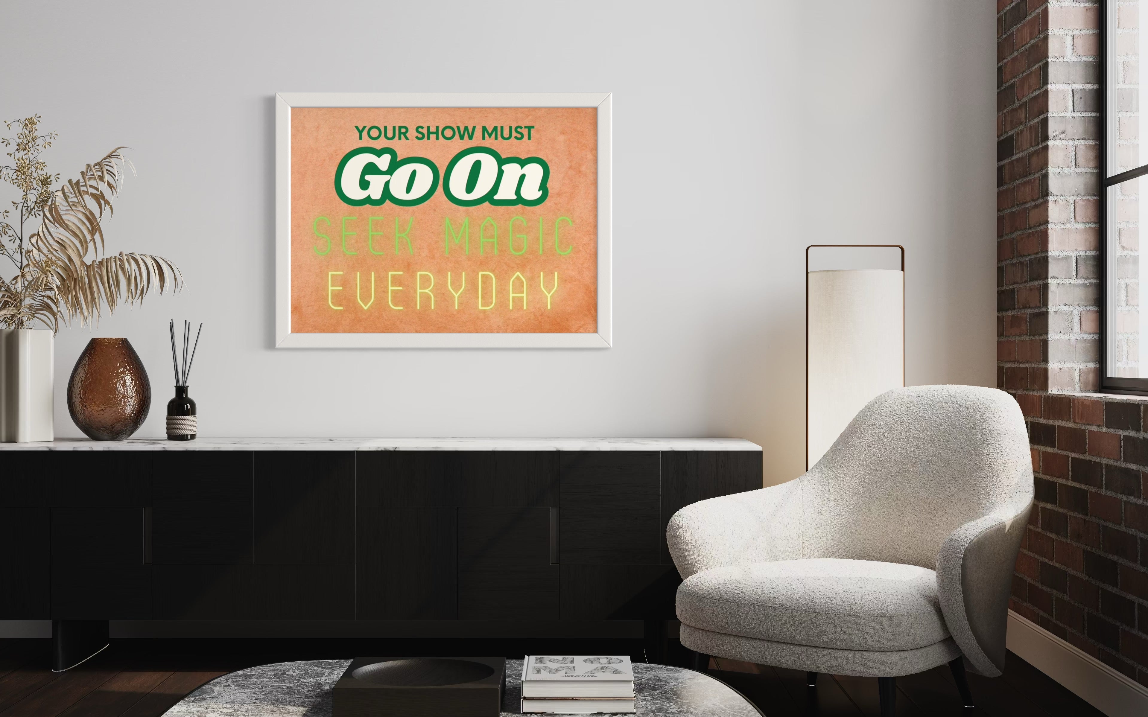 Your show must go on Poster