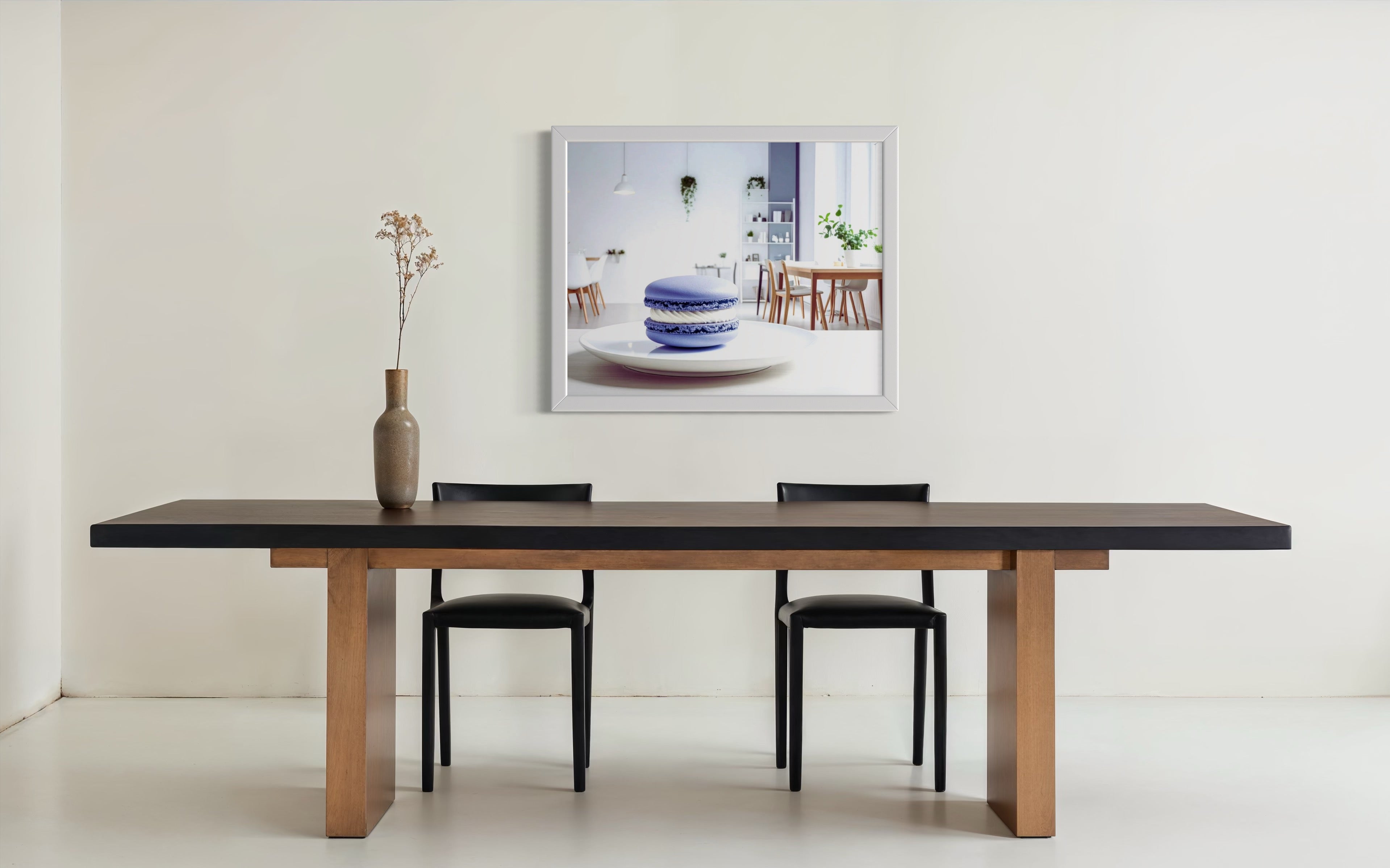 Periwinkle Macaroon Museum Print
