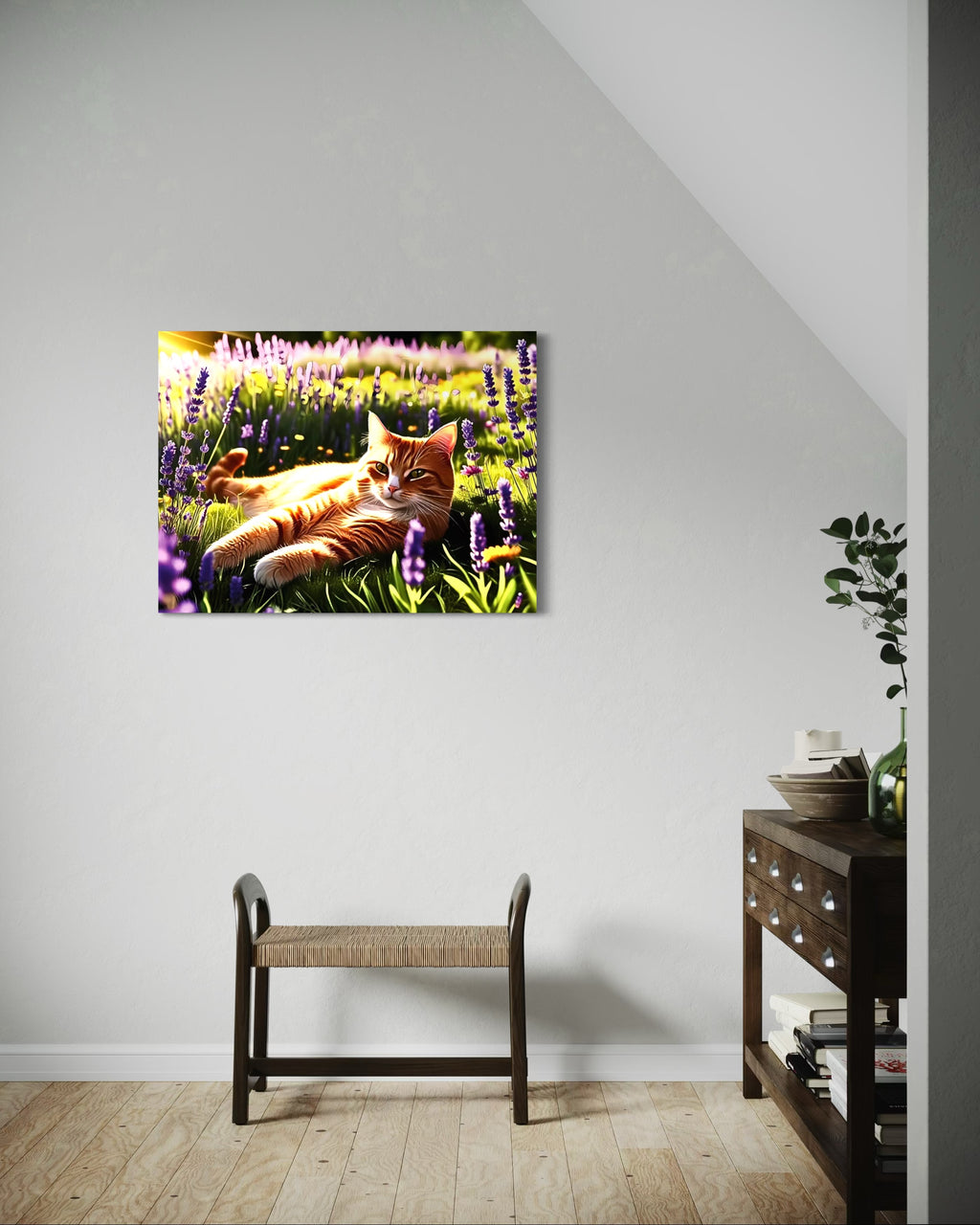 Sunning in the Meadow Museum Print