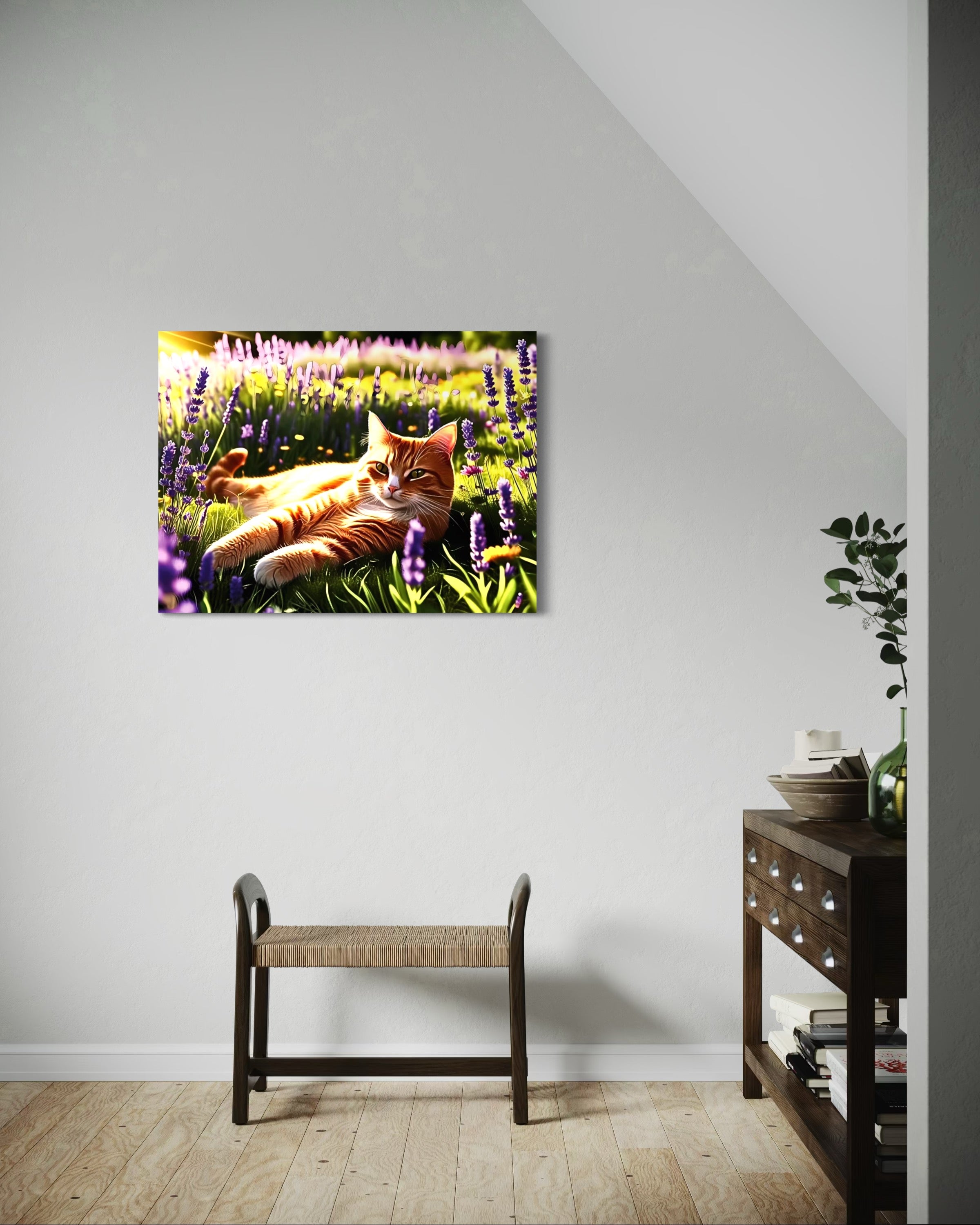 Sunning in the Meadow Museum Print