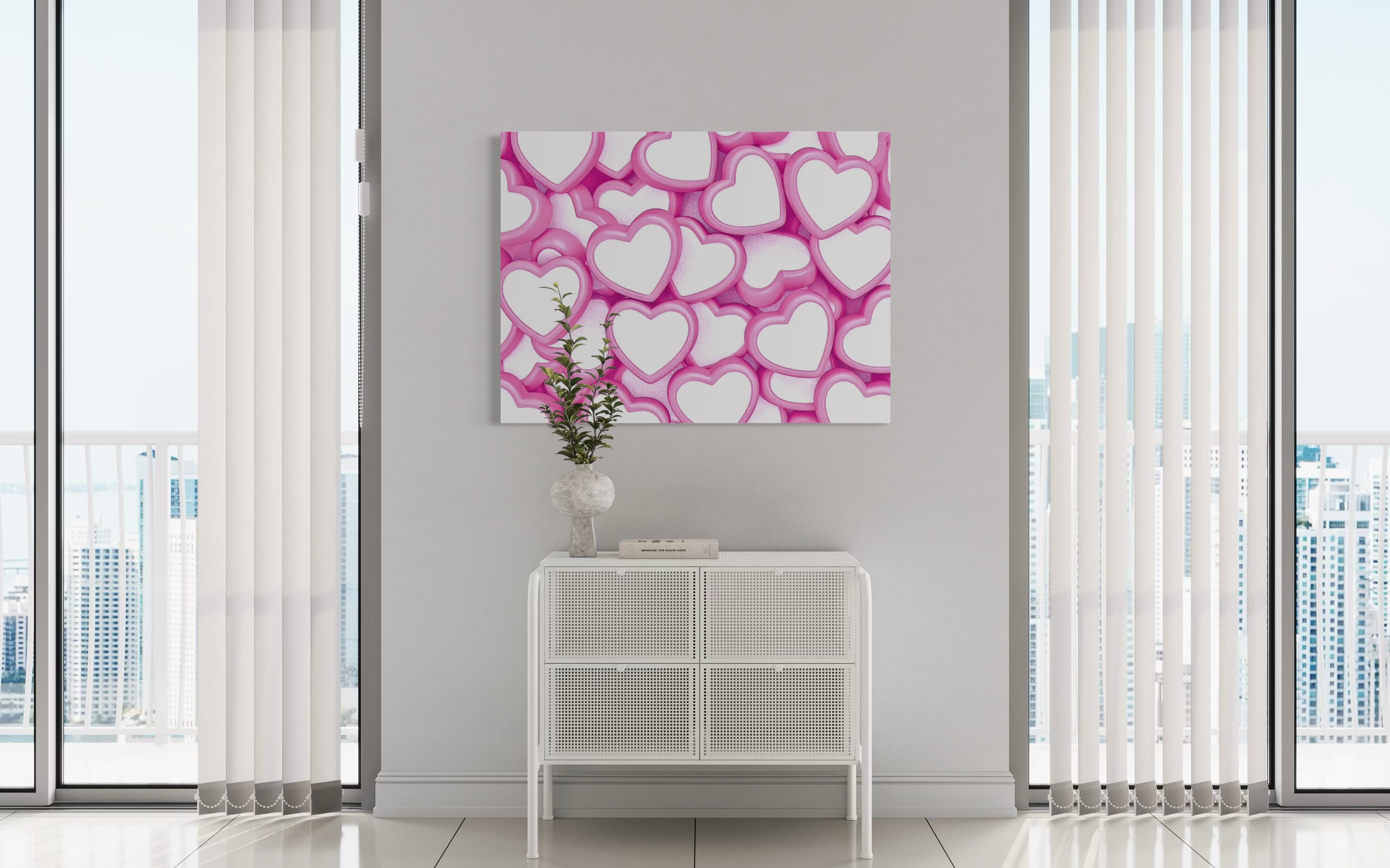 Candy Hearts Museum Print